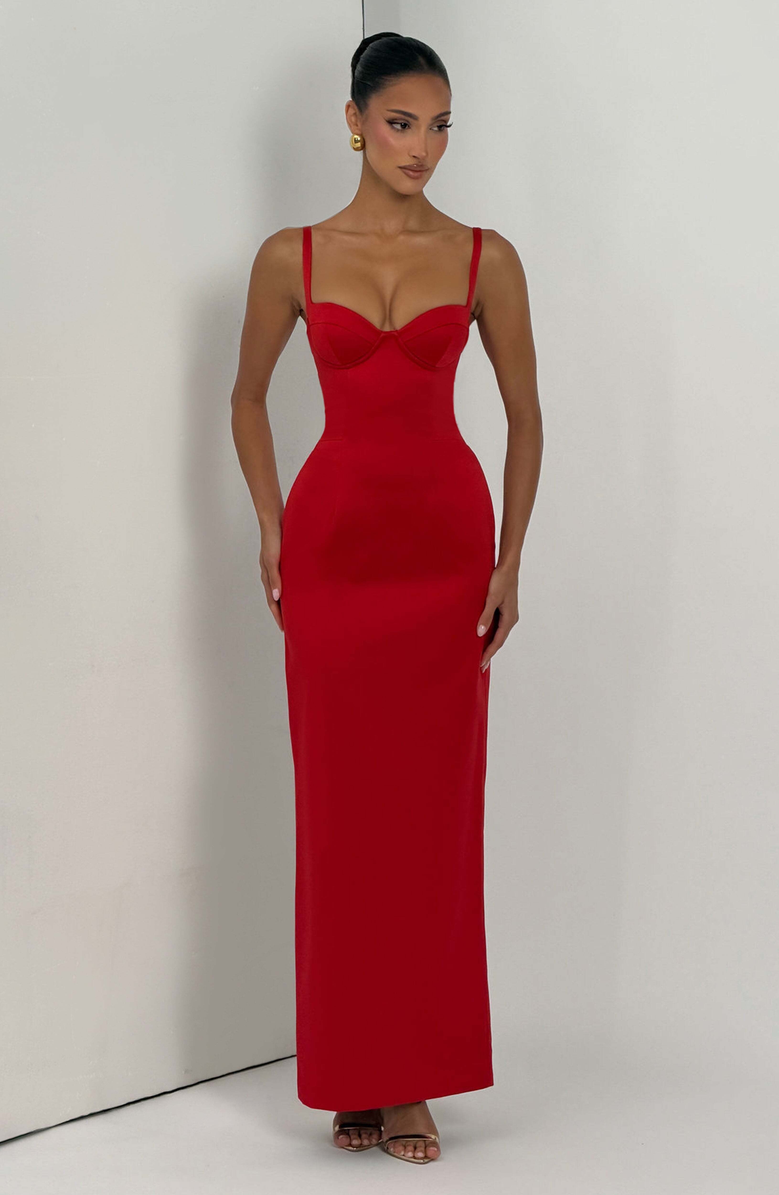 Bennett Maxi Dress - Red - Image 8