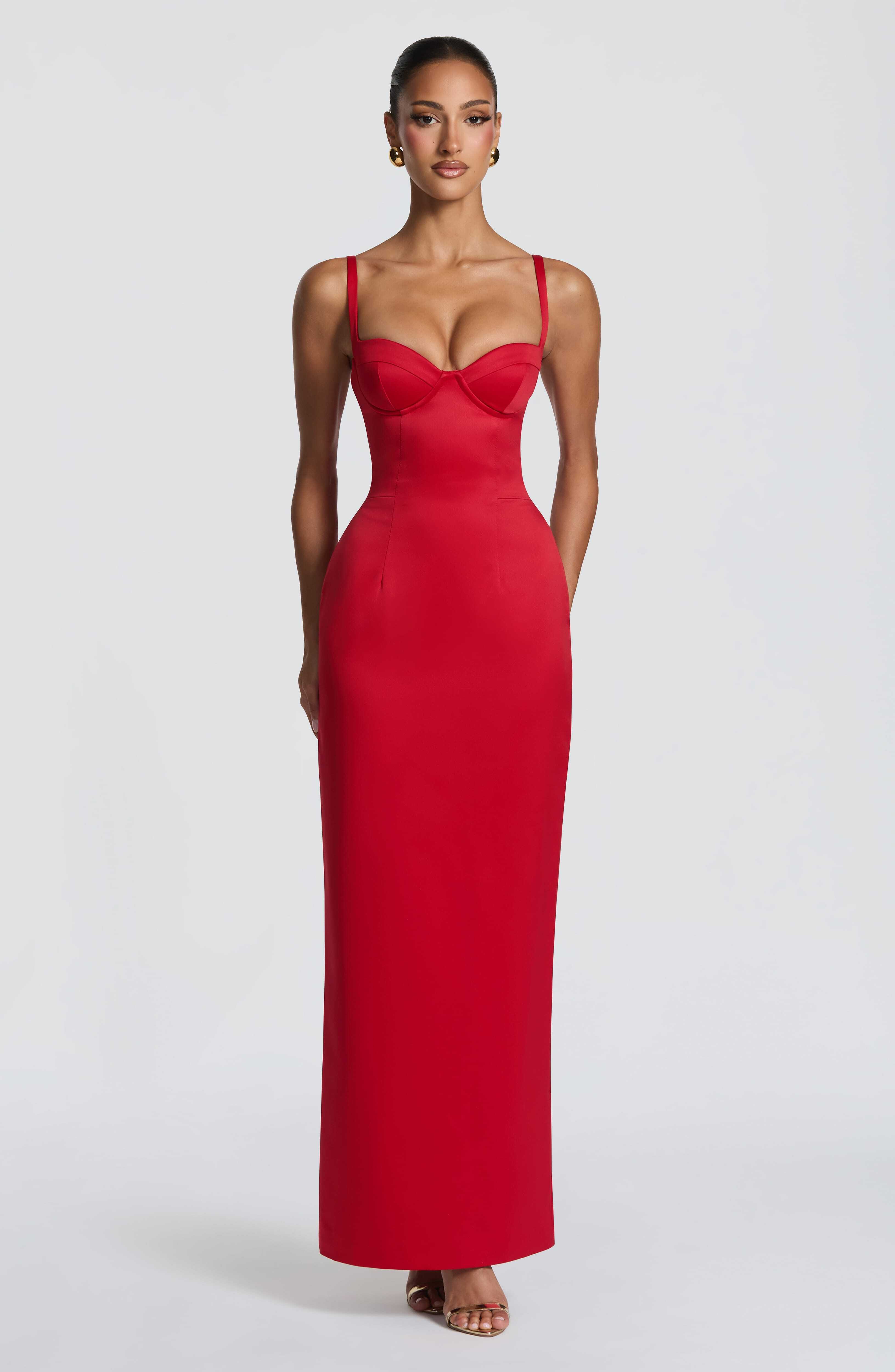 Bennett Maxi Dress - Red - Image 4