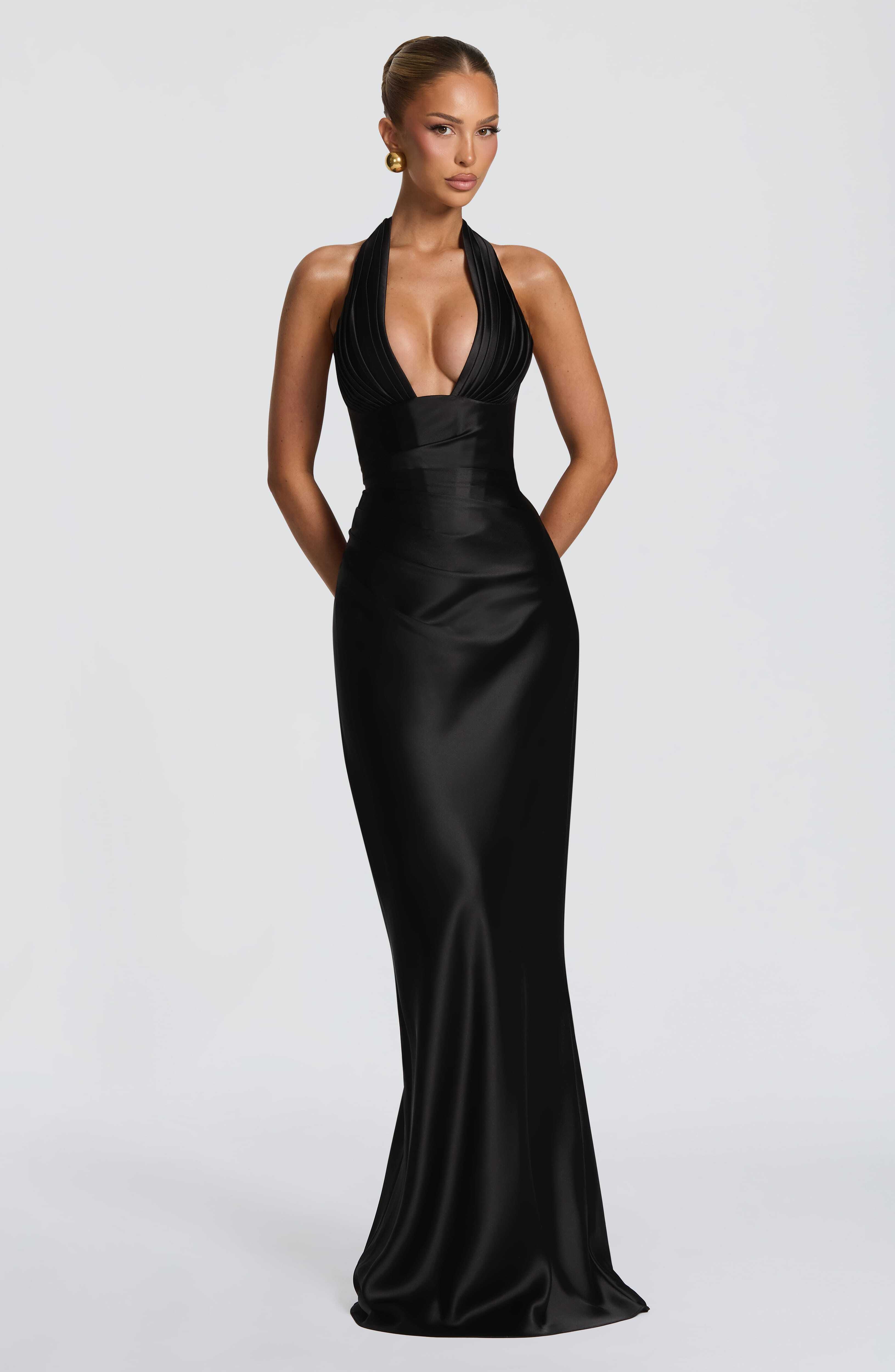Elowen Maxi Dress - Black