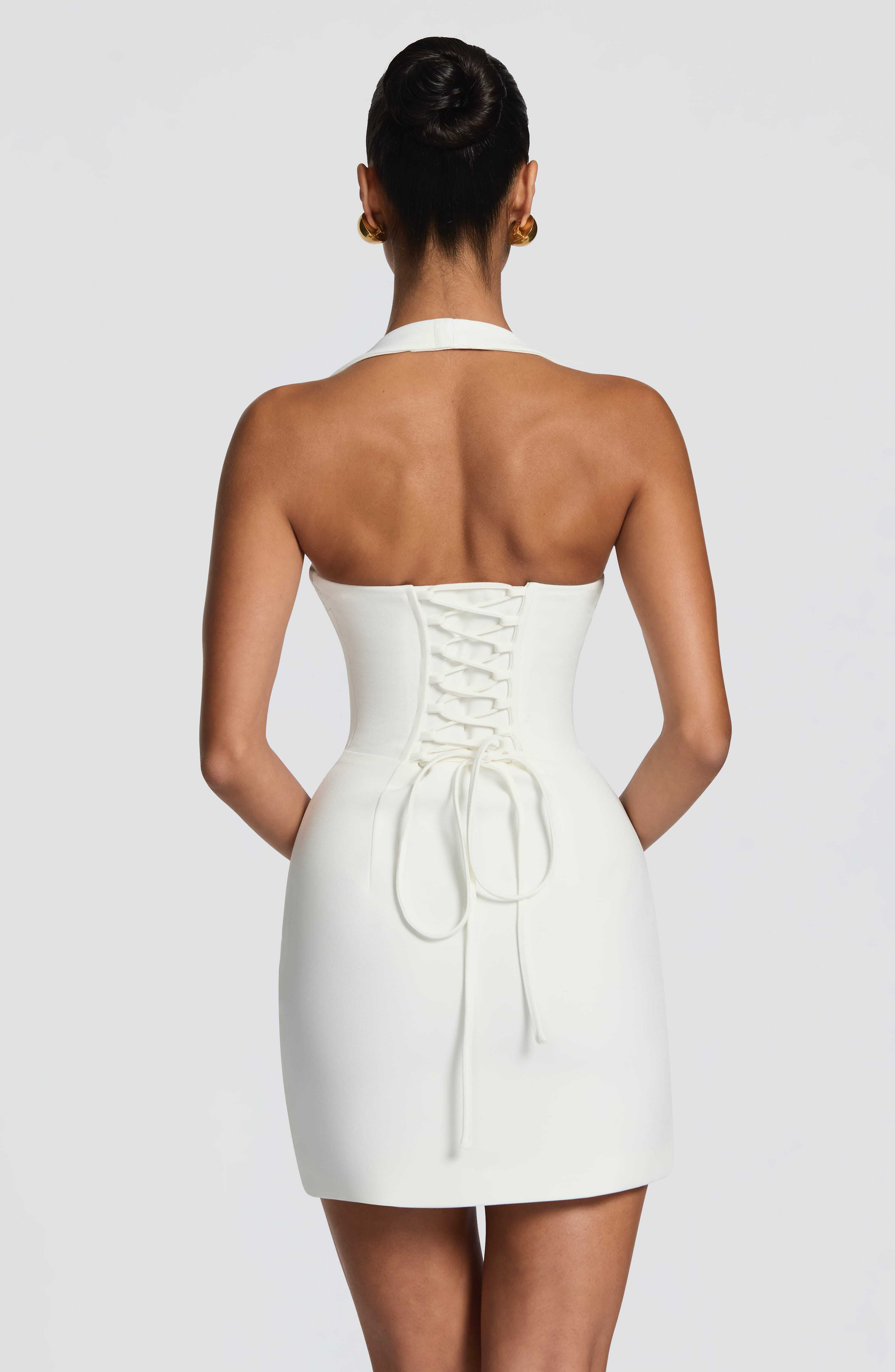 Tamsin Mini Dress - Ivory - Image 3