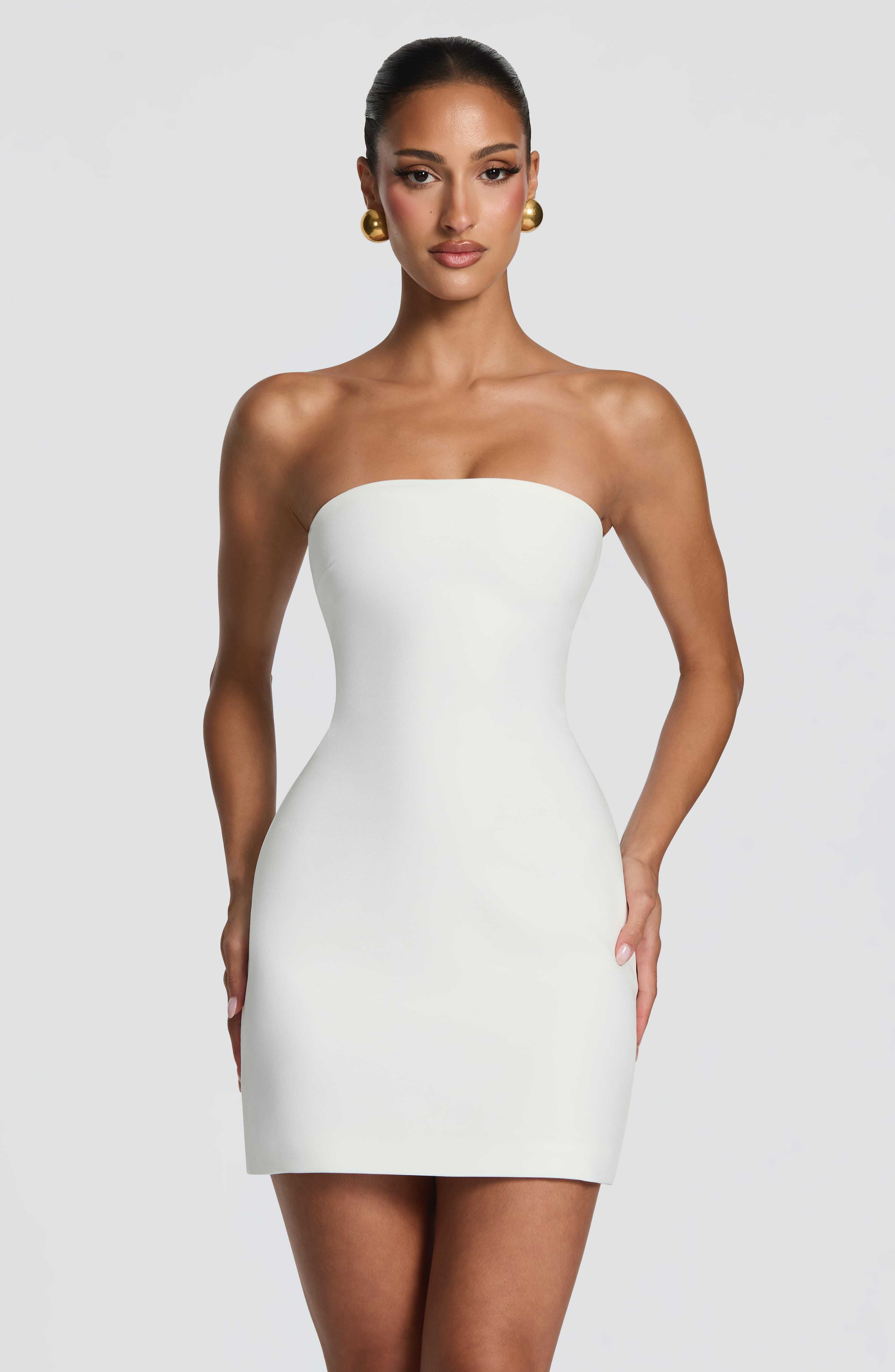 Tamsin Mini Dress - Ivory - Image 5