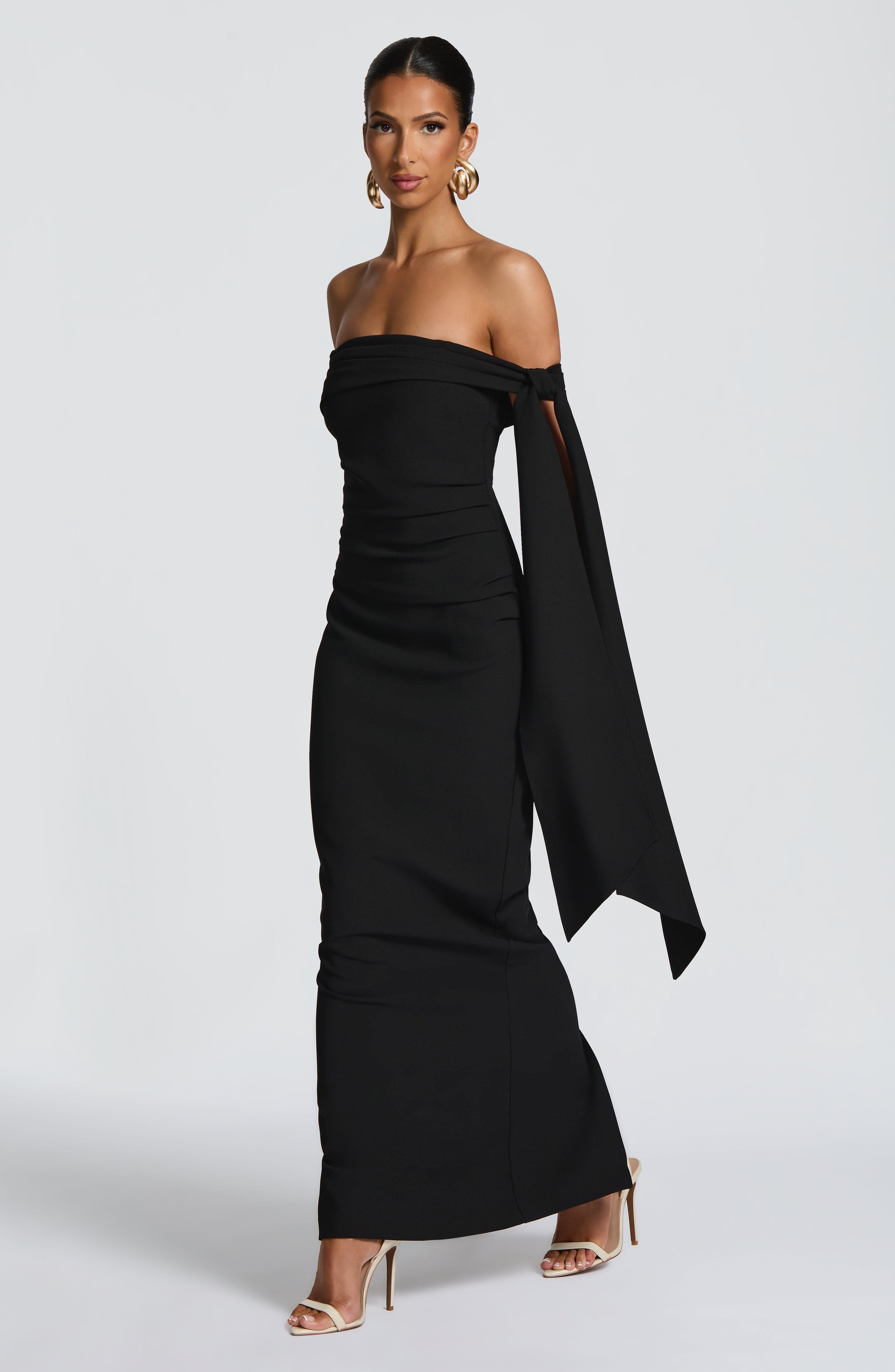 Addie Maxi Dress - Black - Image 4