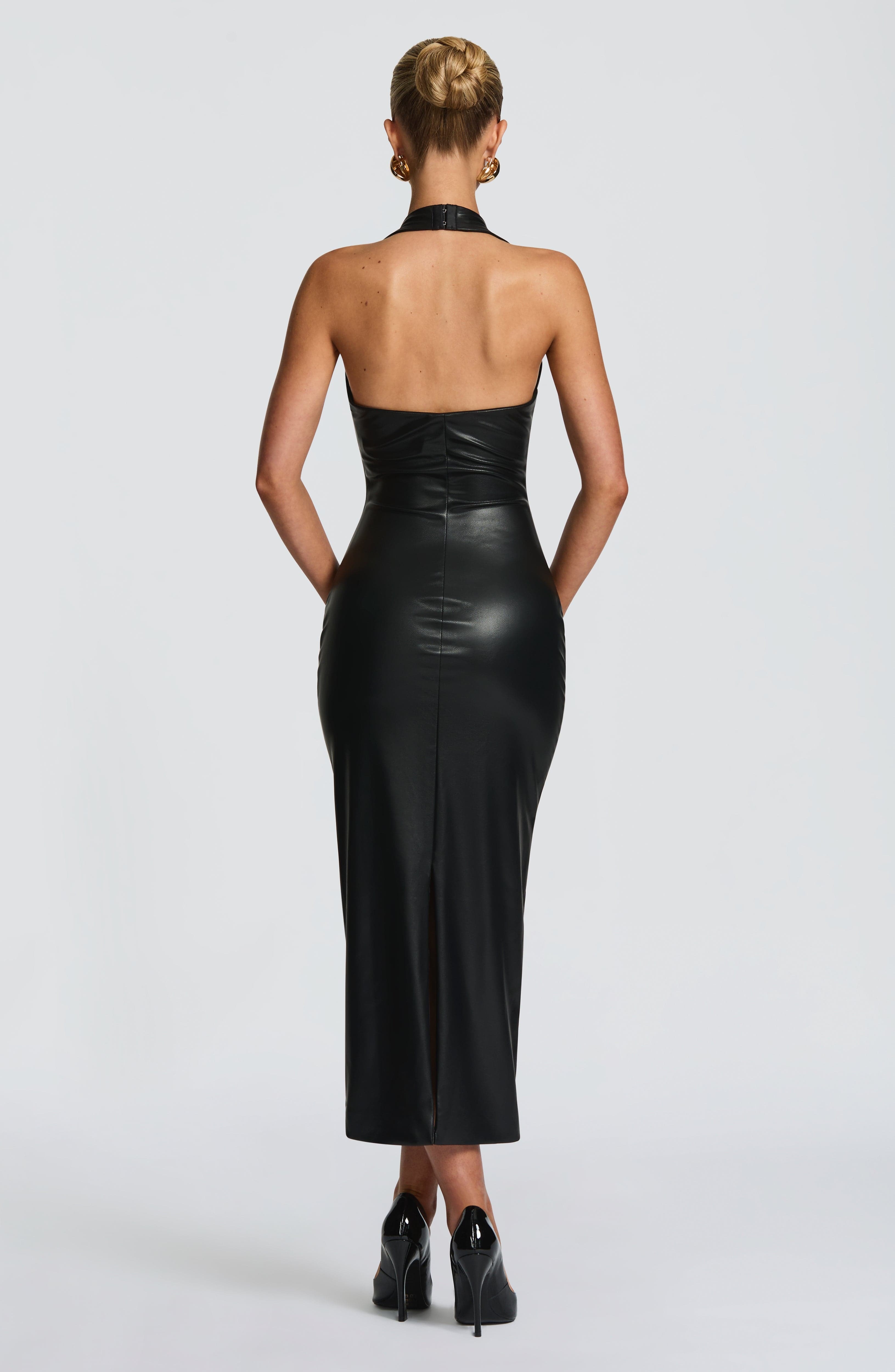 Ainsley Midi Dress - Black - Image 2