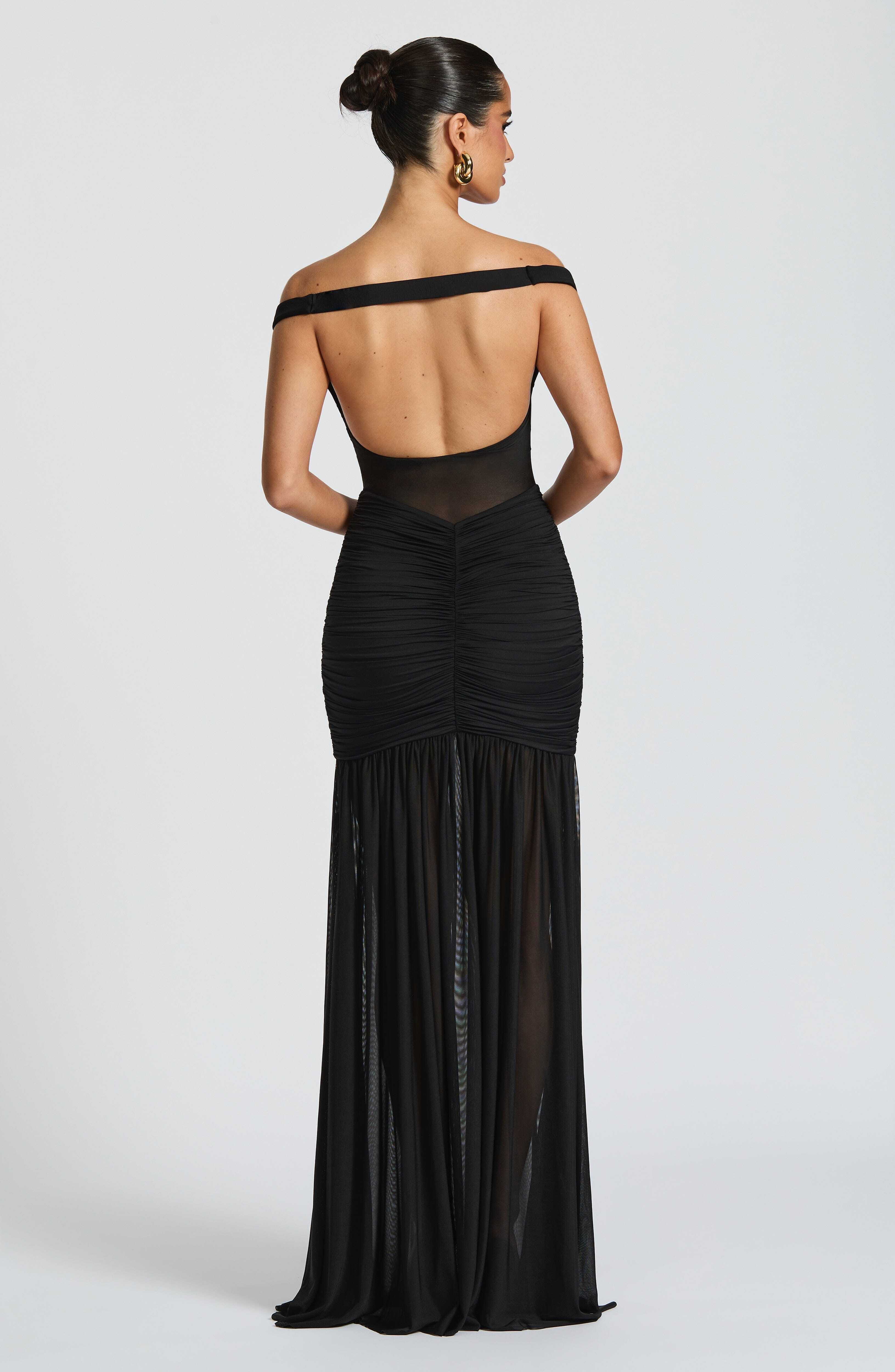 Alaia Maxi Dress - Black - Image 4