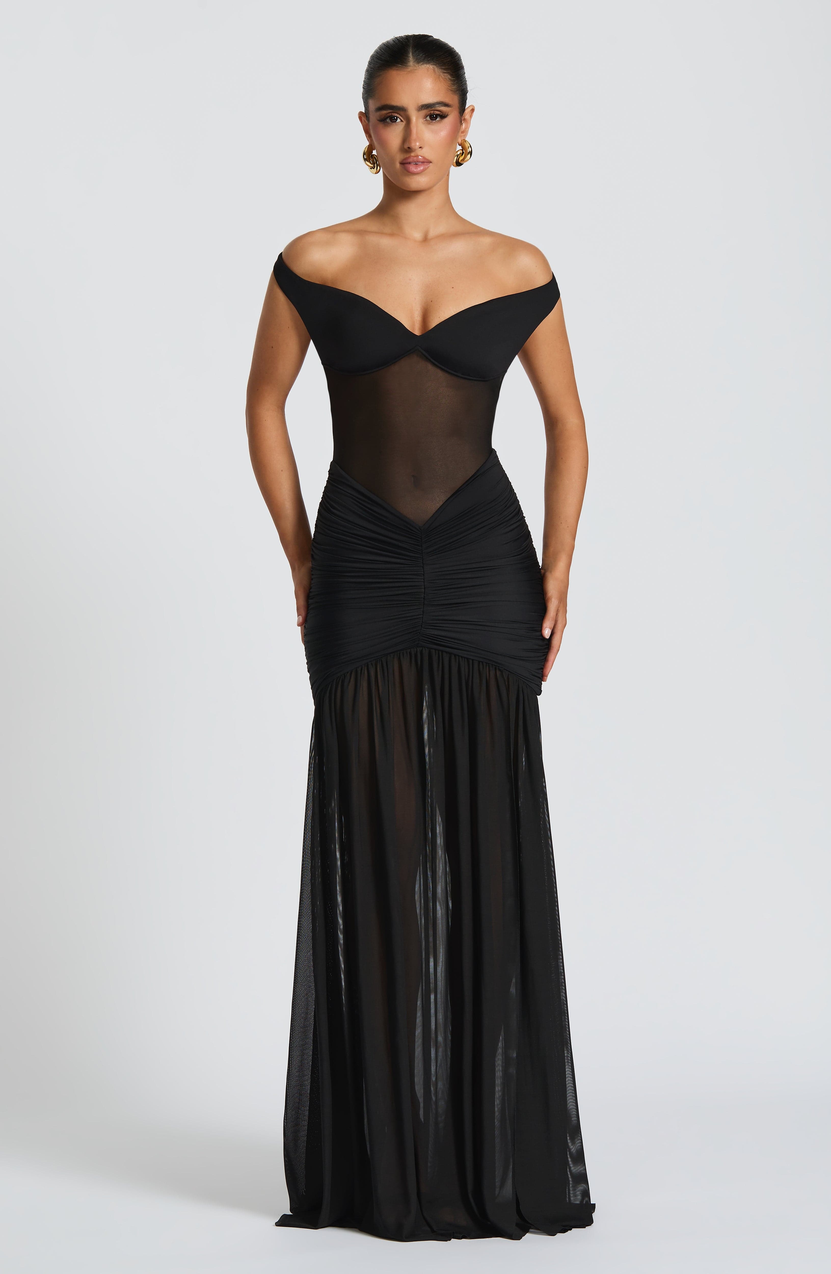 Alaia Maxi Dress - Black - Image 5