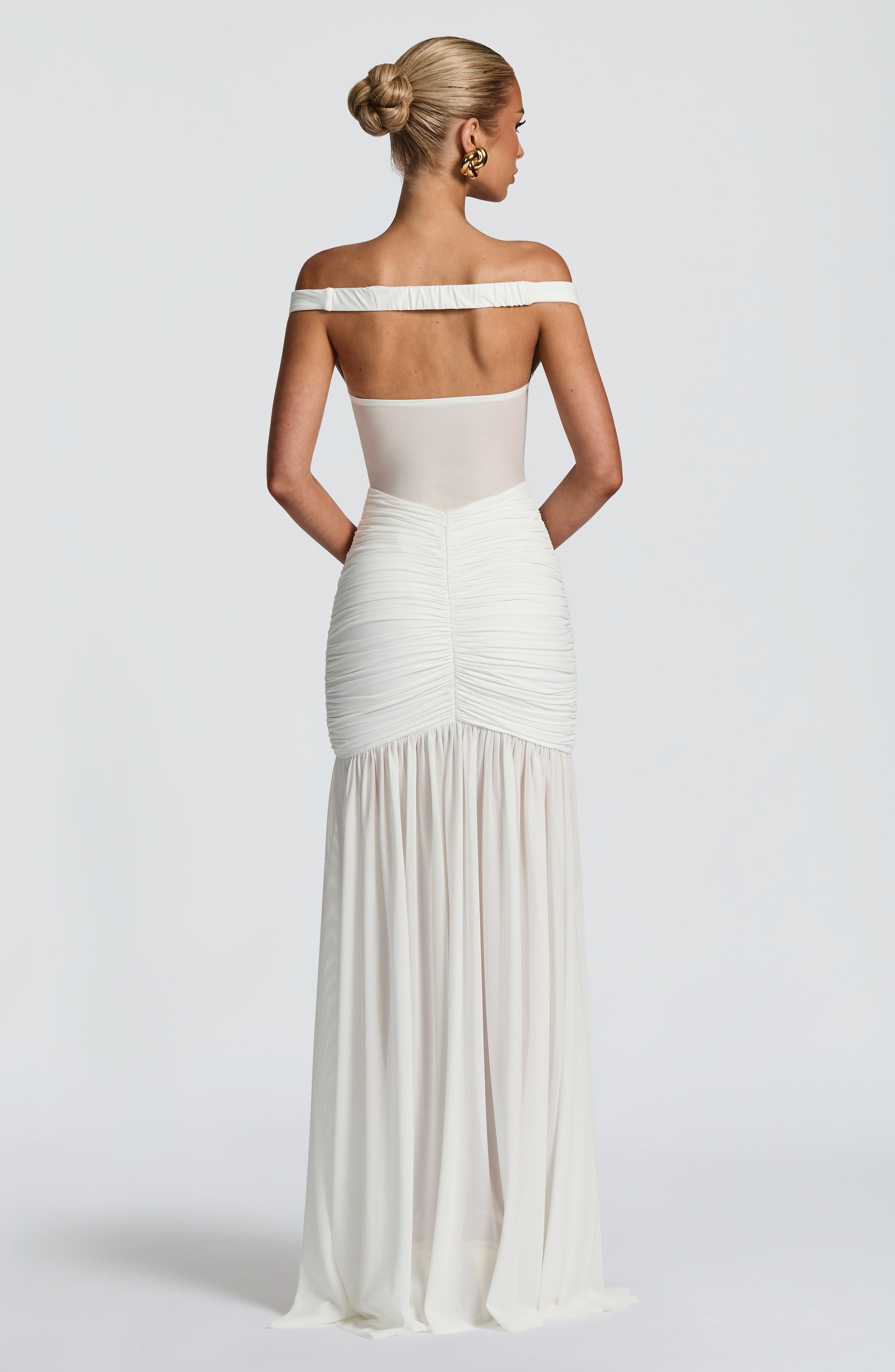 Alaia Maxi Dress - Ivory - Image 3
