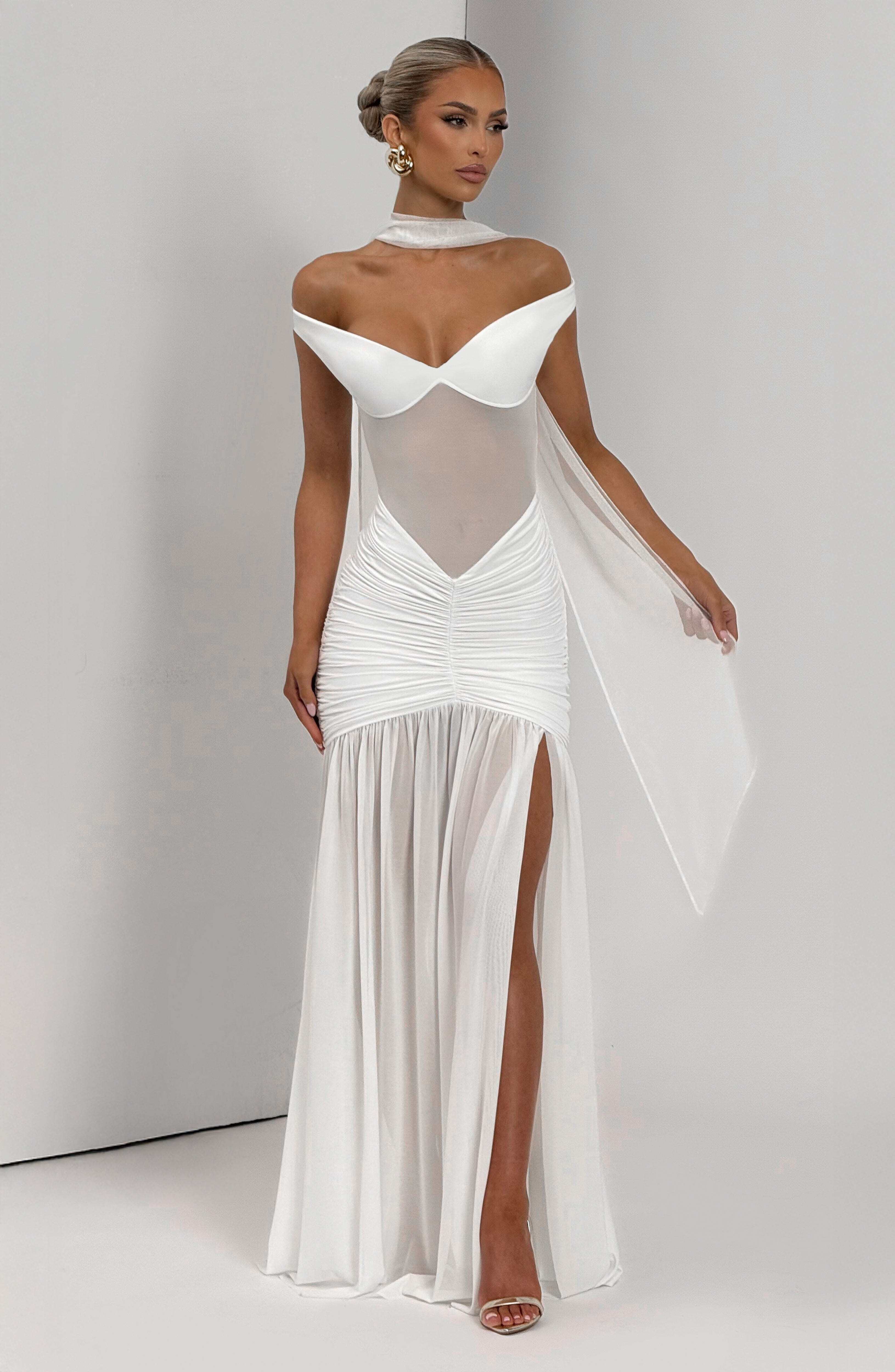 Alaia Maxi Dress - Ivory - Image 5