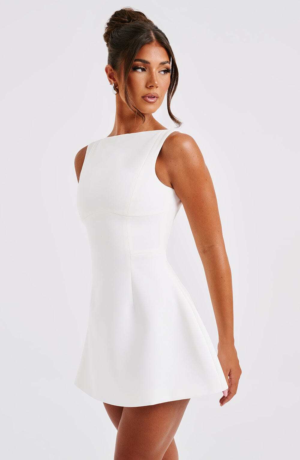 Alana Mini Dress - Ivory - Image 4