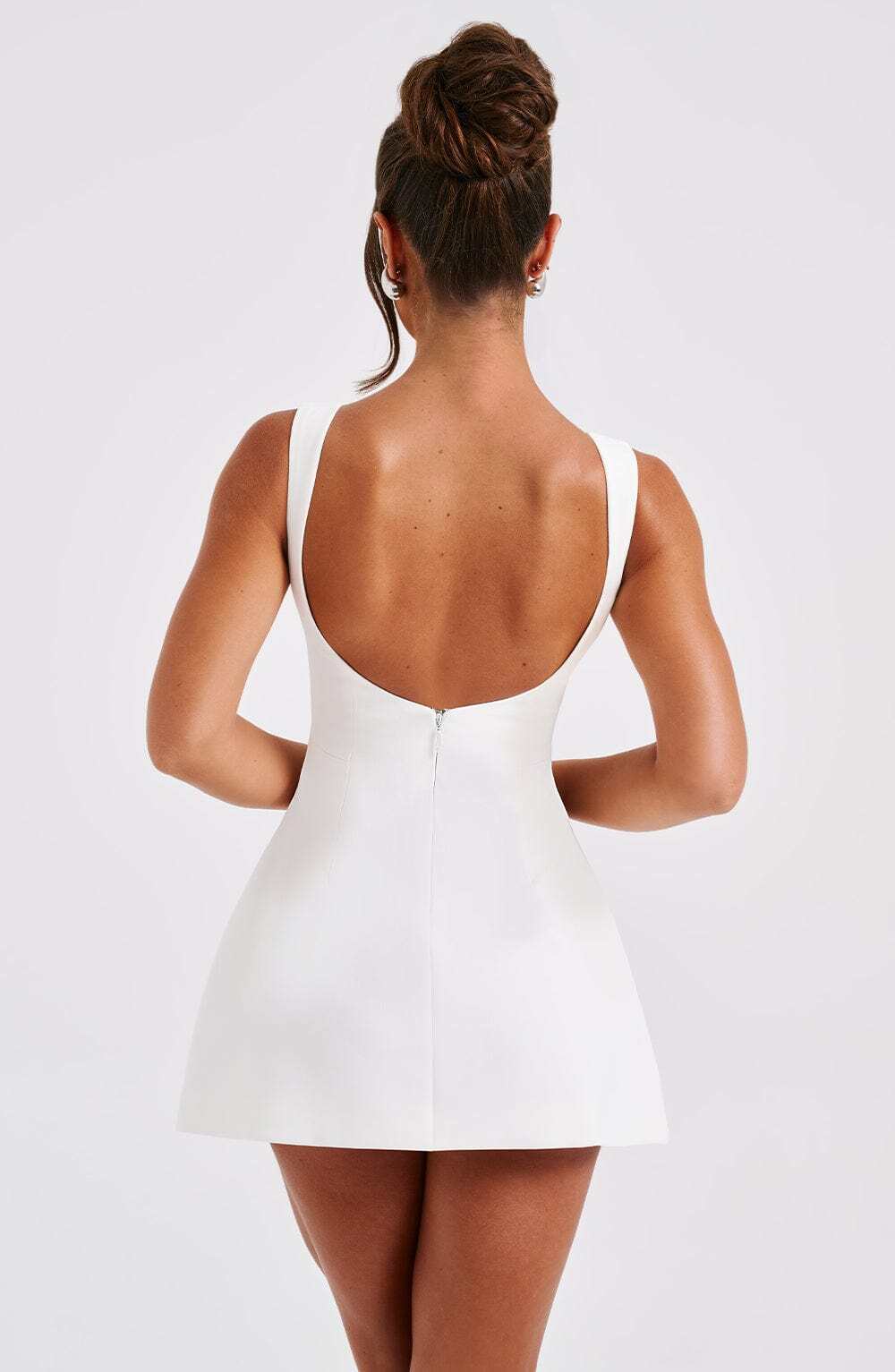 Alana Mini Dress - Ivory - Image 2