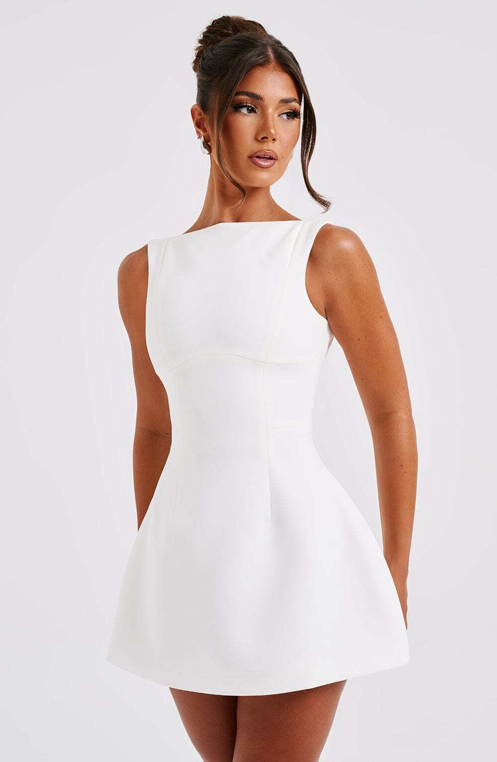 Alana Mini Dress - Ivory - Image 6