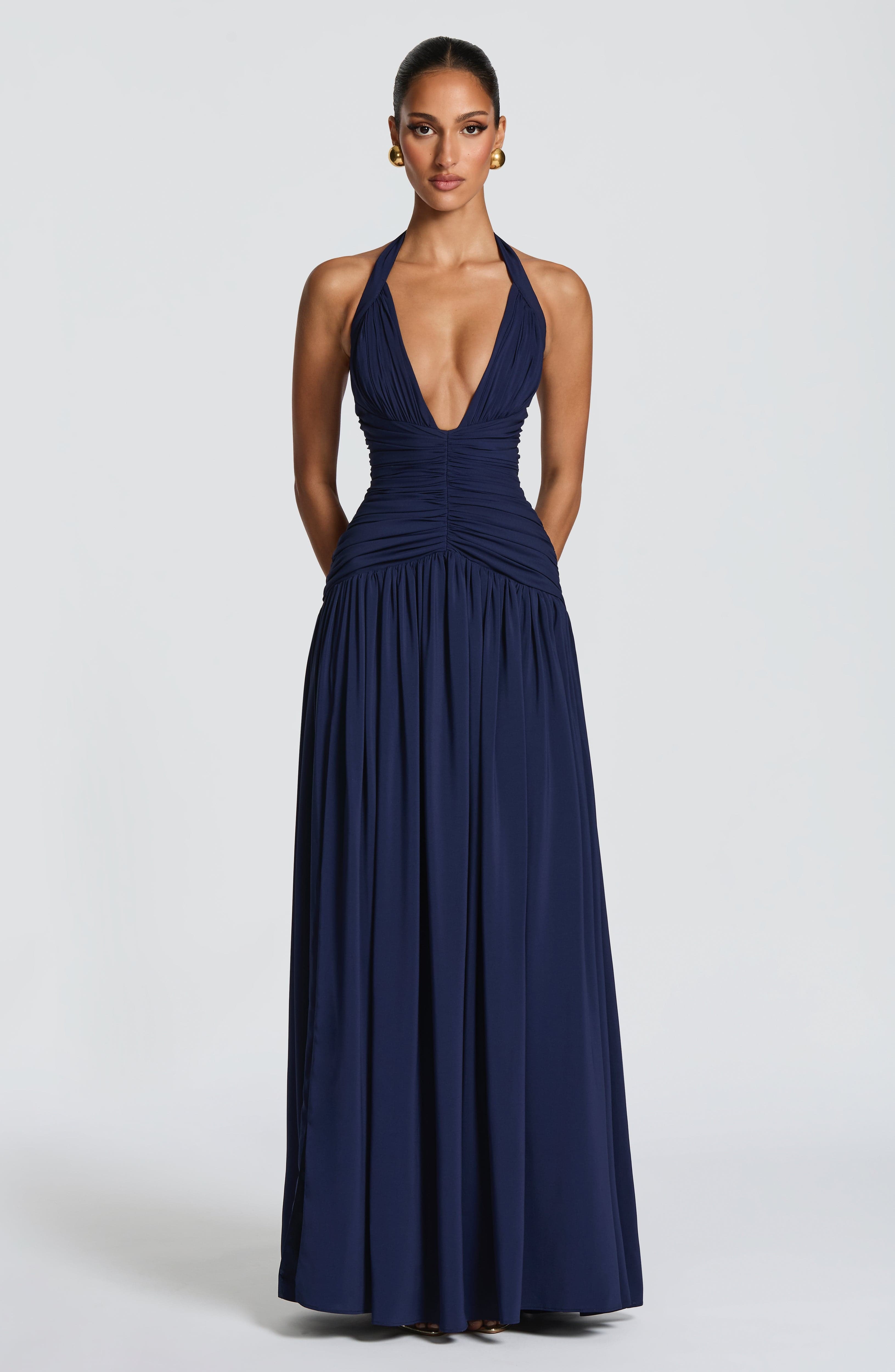 Amaris Maxi Dress - Navy - Image 6