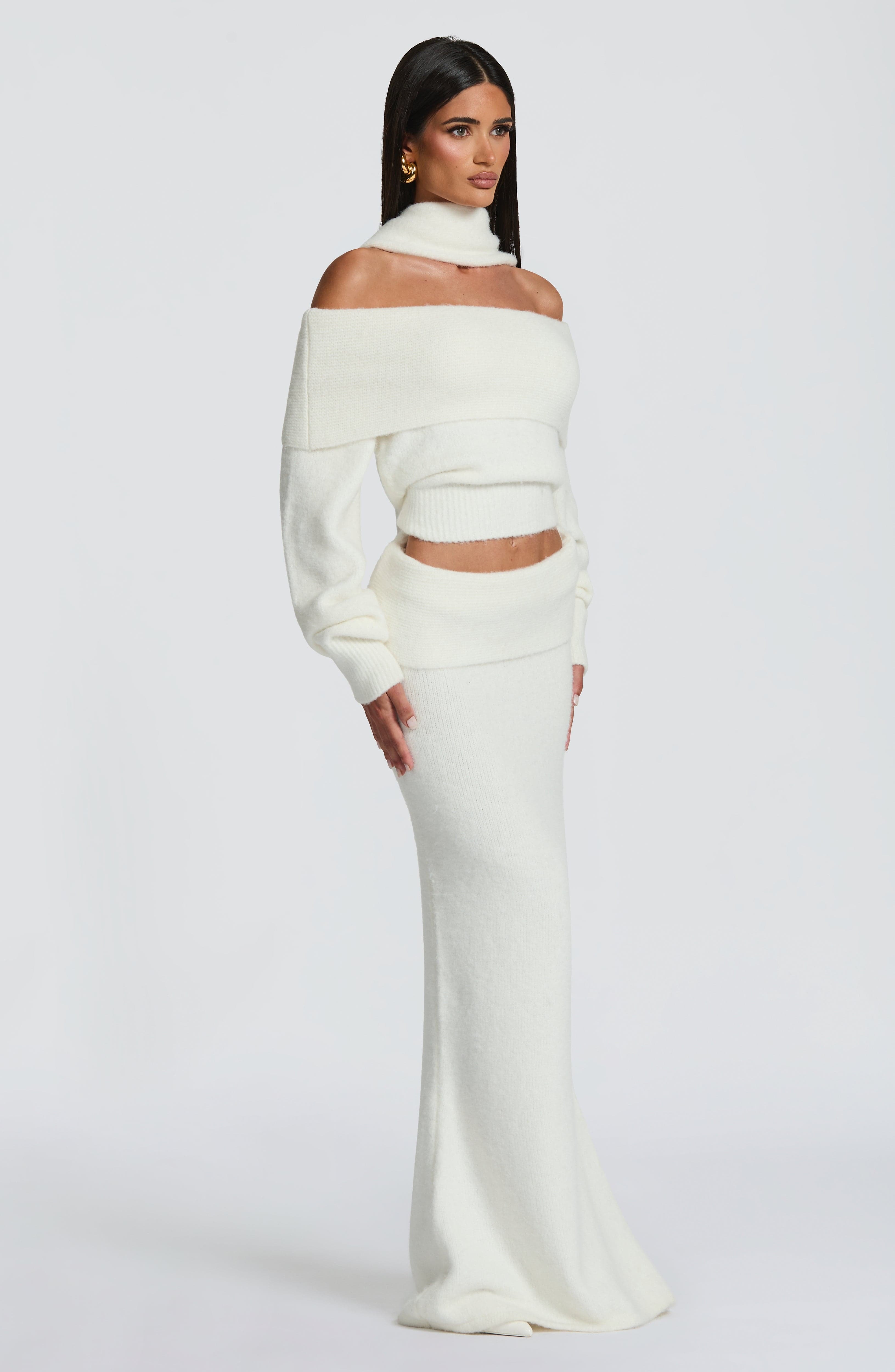 Andie Maxi Skirt - Ivory - Image 2