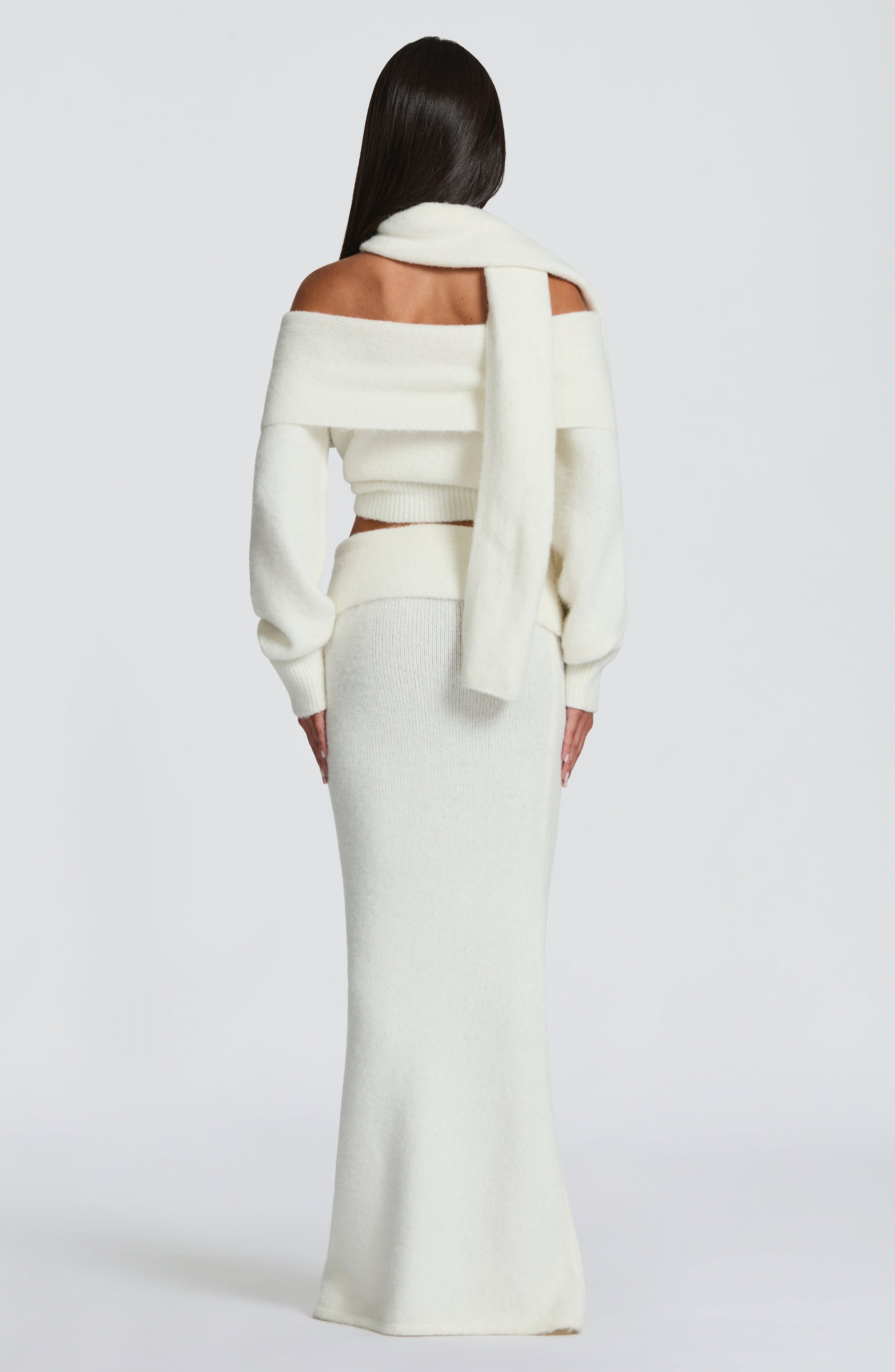 Andie Maxi Skirt - Ivory - Image 3