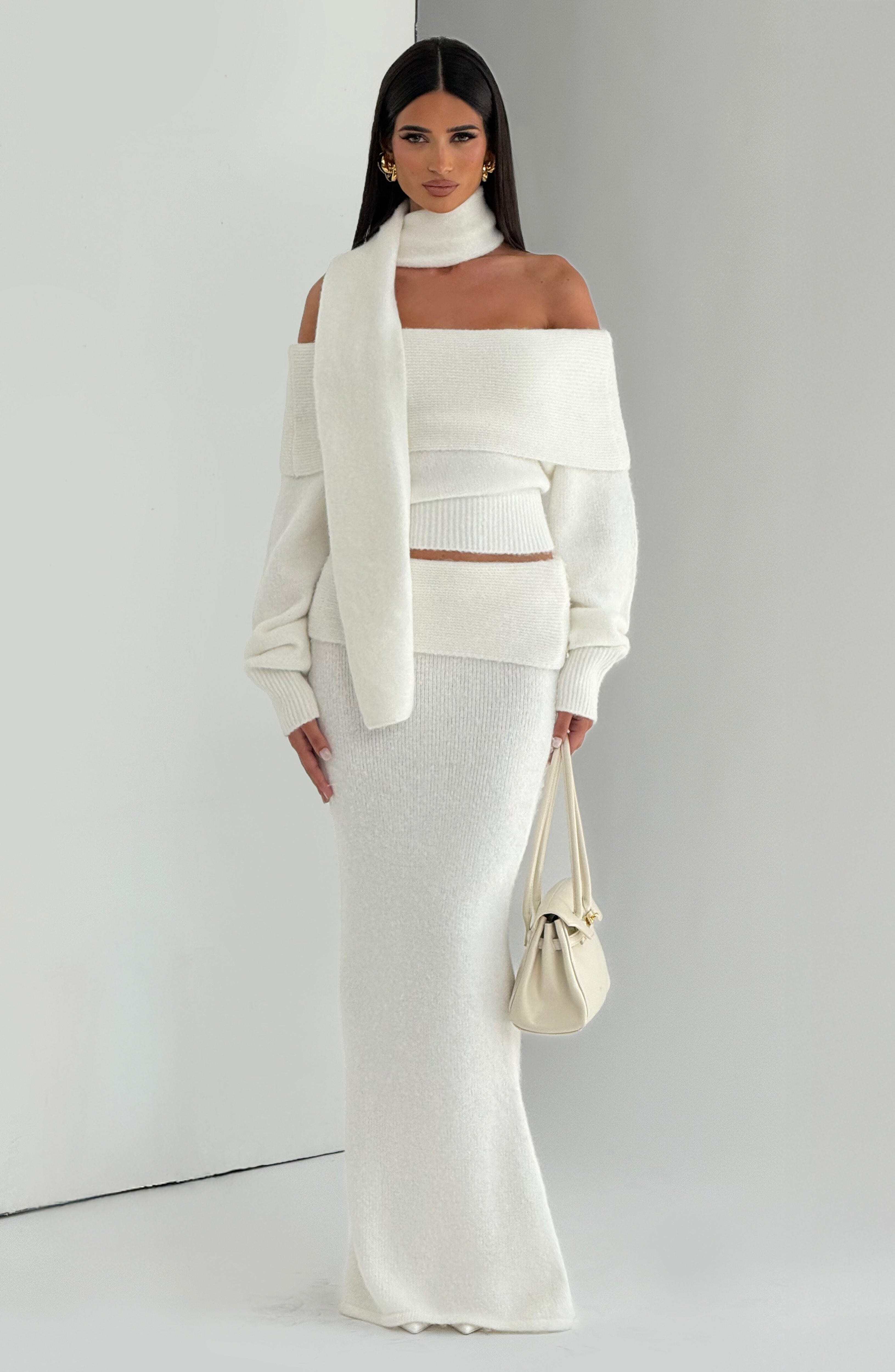 Andie Maxi Skirt - Ivory - Image 6