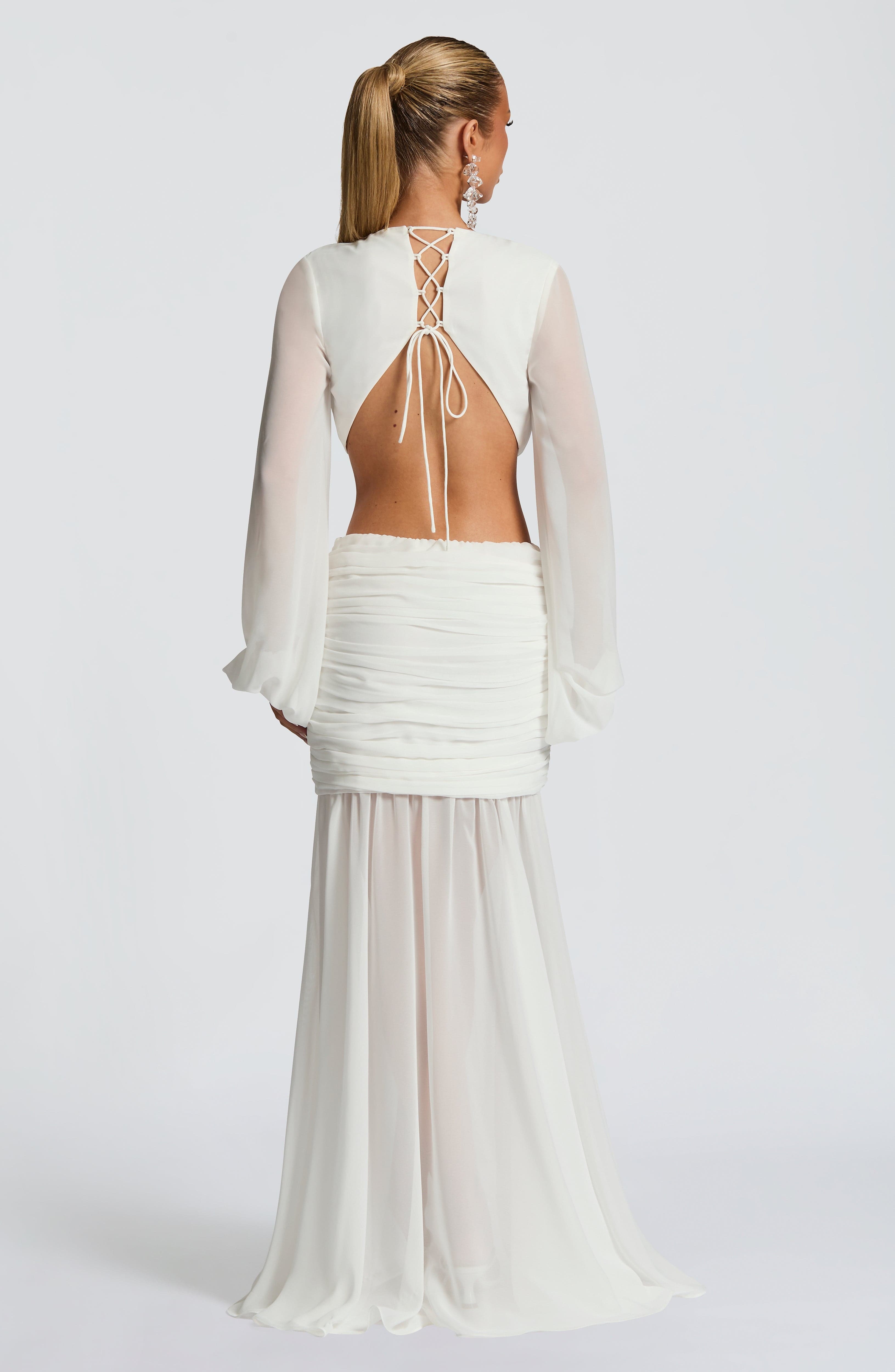 Andrina Maxi Dress - Ivory - Image 2