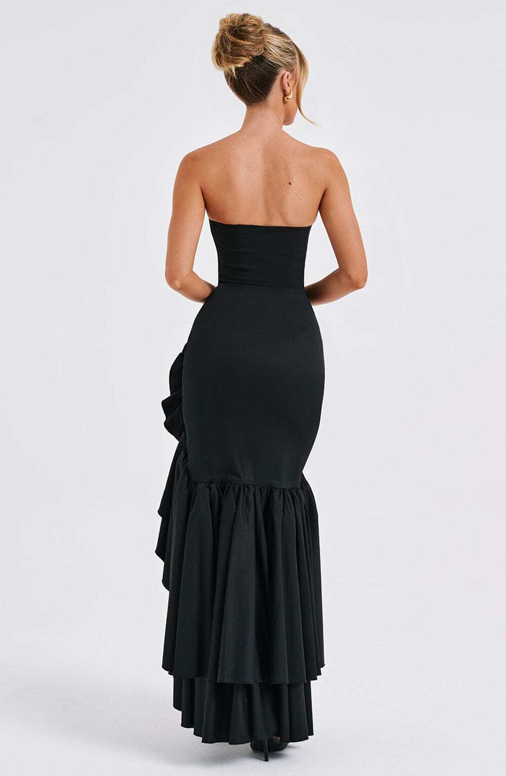 Angelina Maxi Dress - Black - Image 3