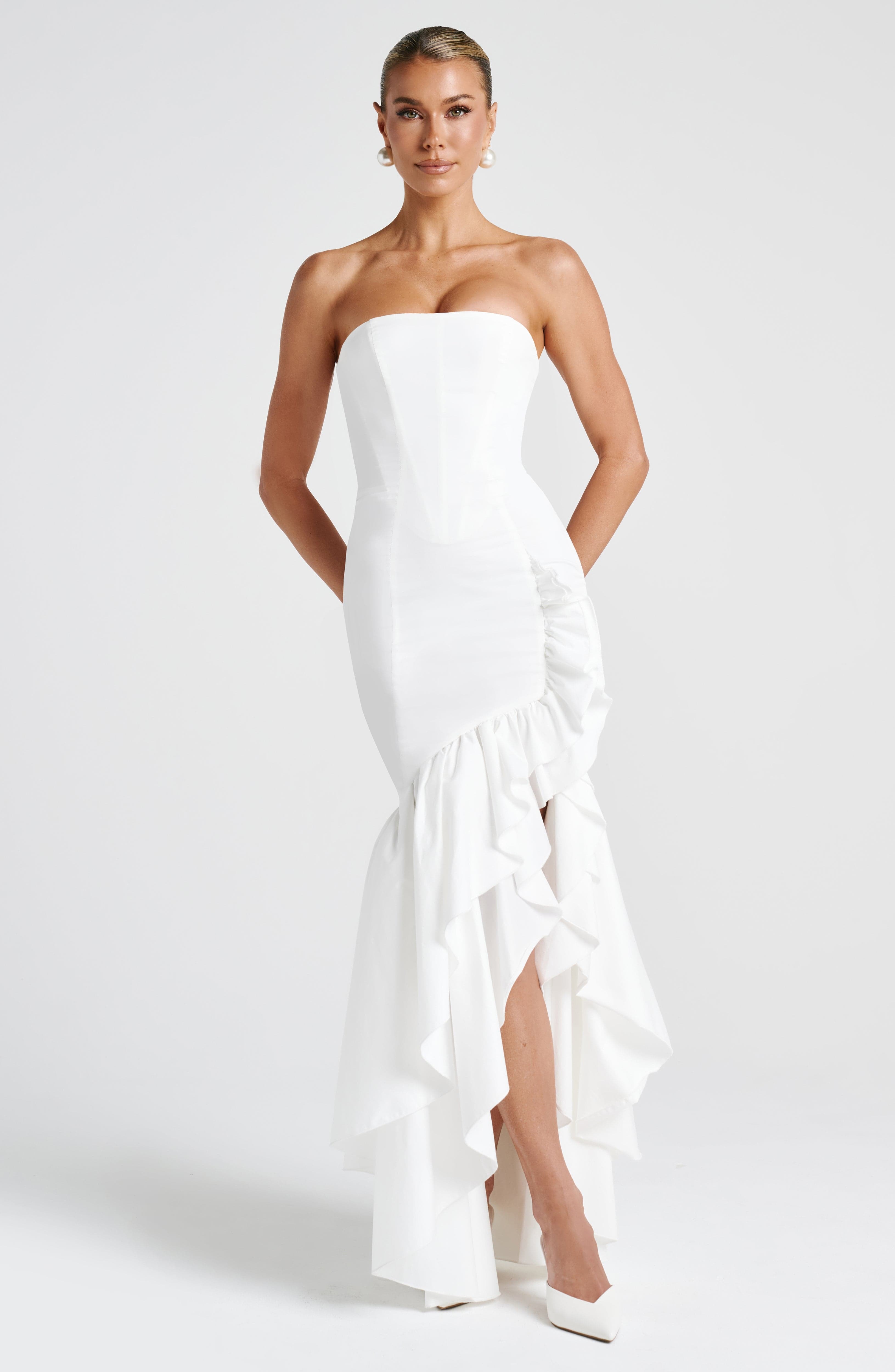 Angelina Maxi Dress - Ivory - Image 6