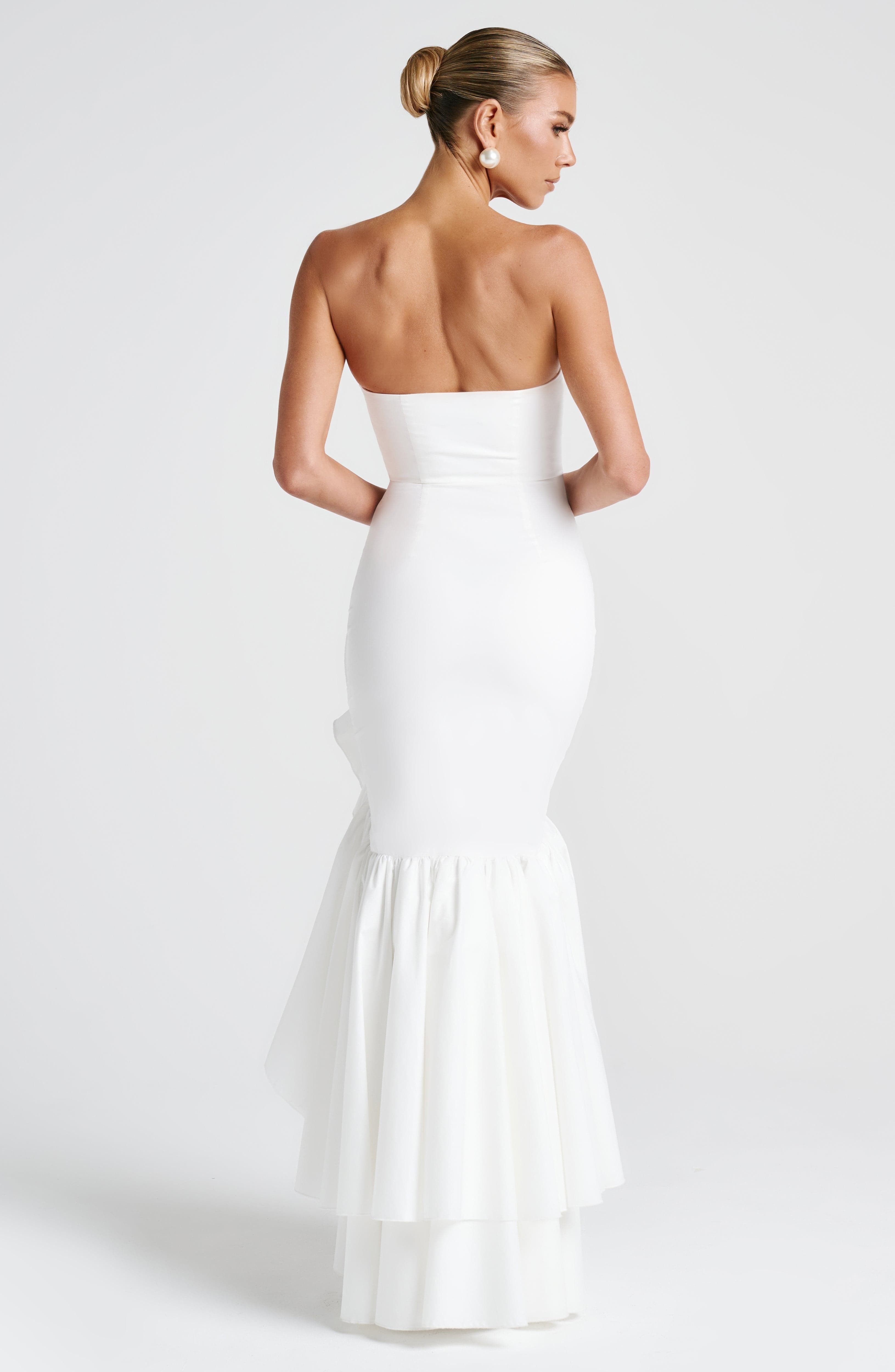Angelina Maxi Dress - Ivory - Image 4