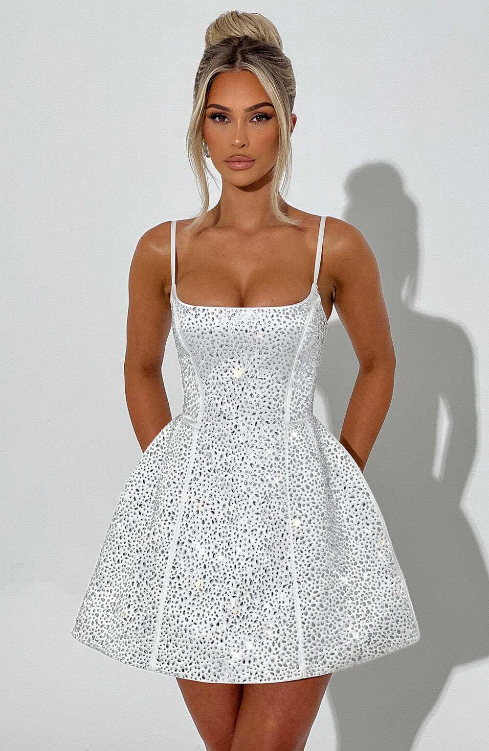 Angelique Mini Dress - Ivory - Image 5