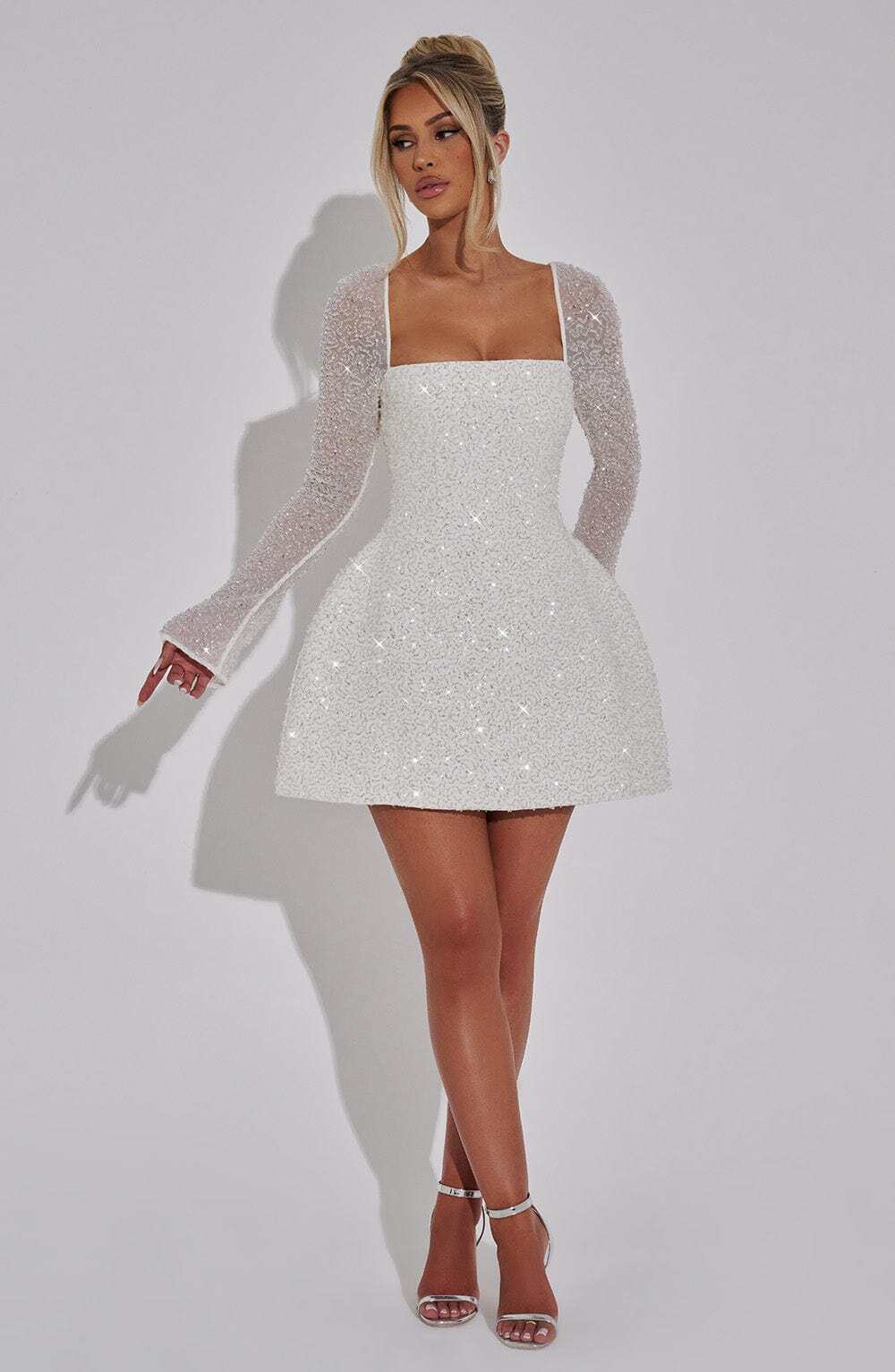 Annabelle Mini Dress - Ivory - Image 6