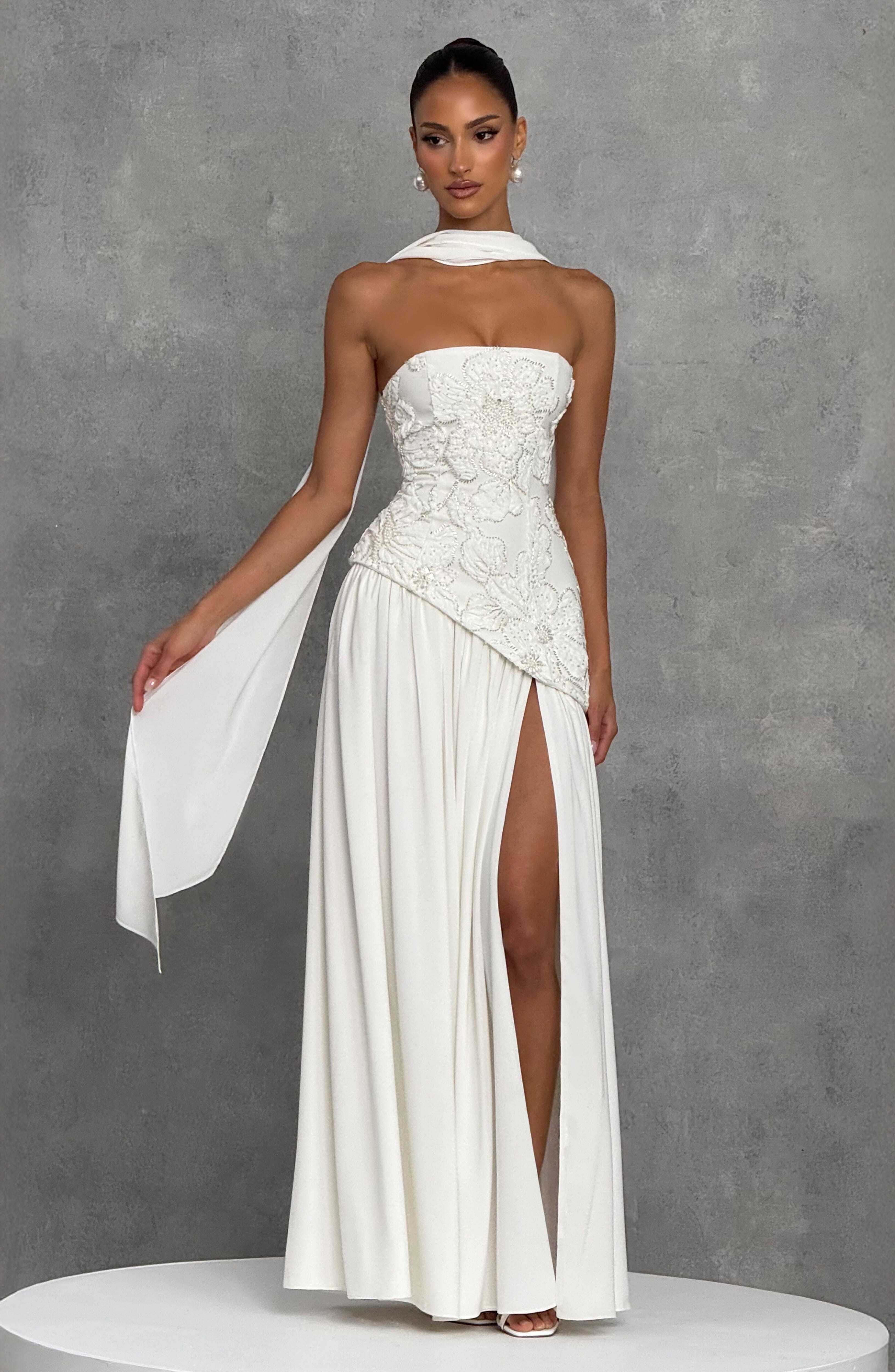 Anneliese Maxi Dress - Ivory - Image 9