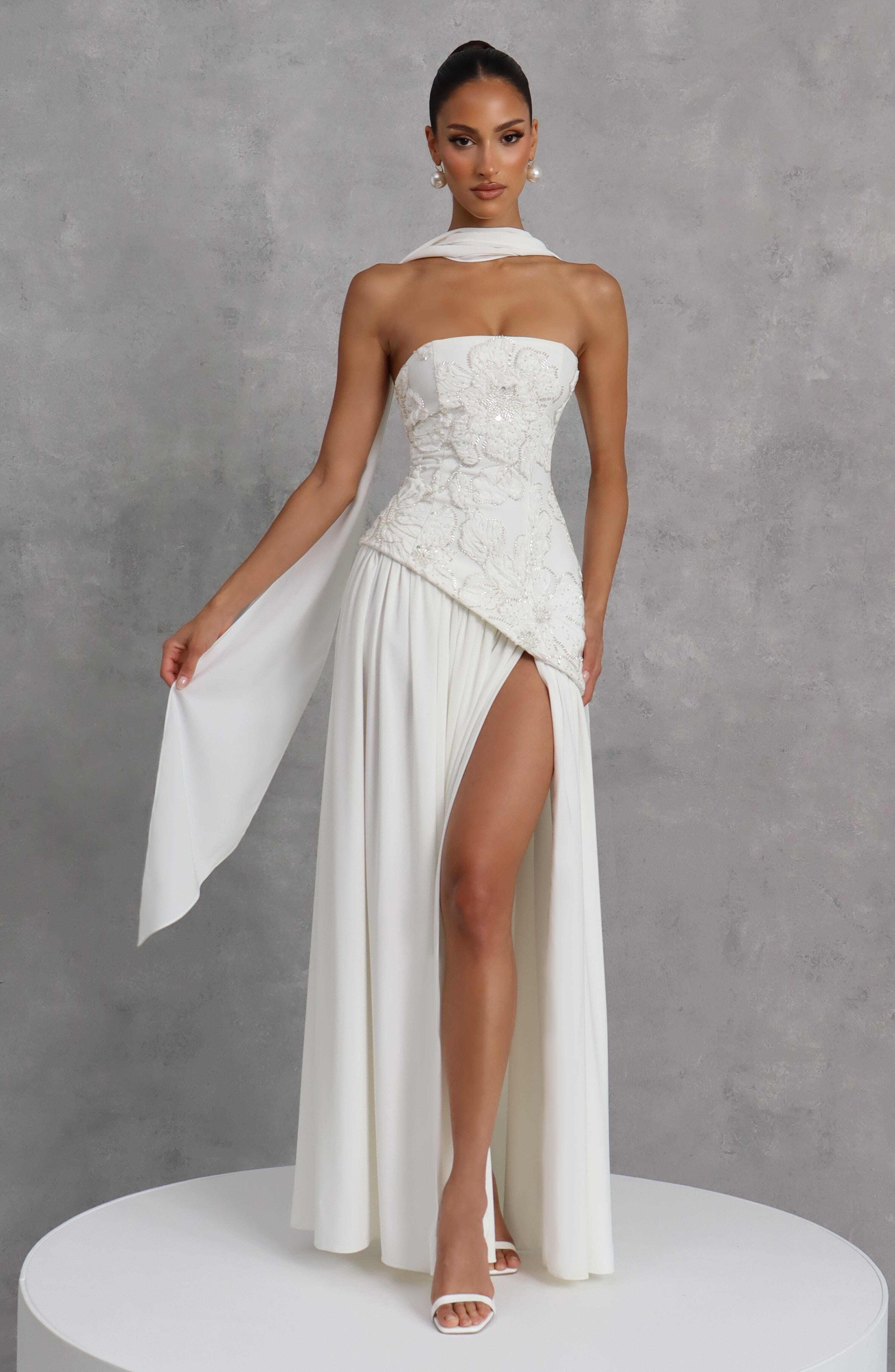 Anneliese Maxi Dress - Ivory - Image 17