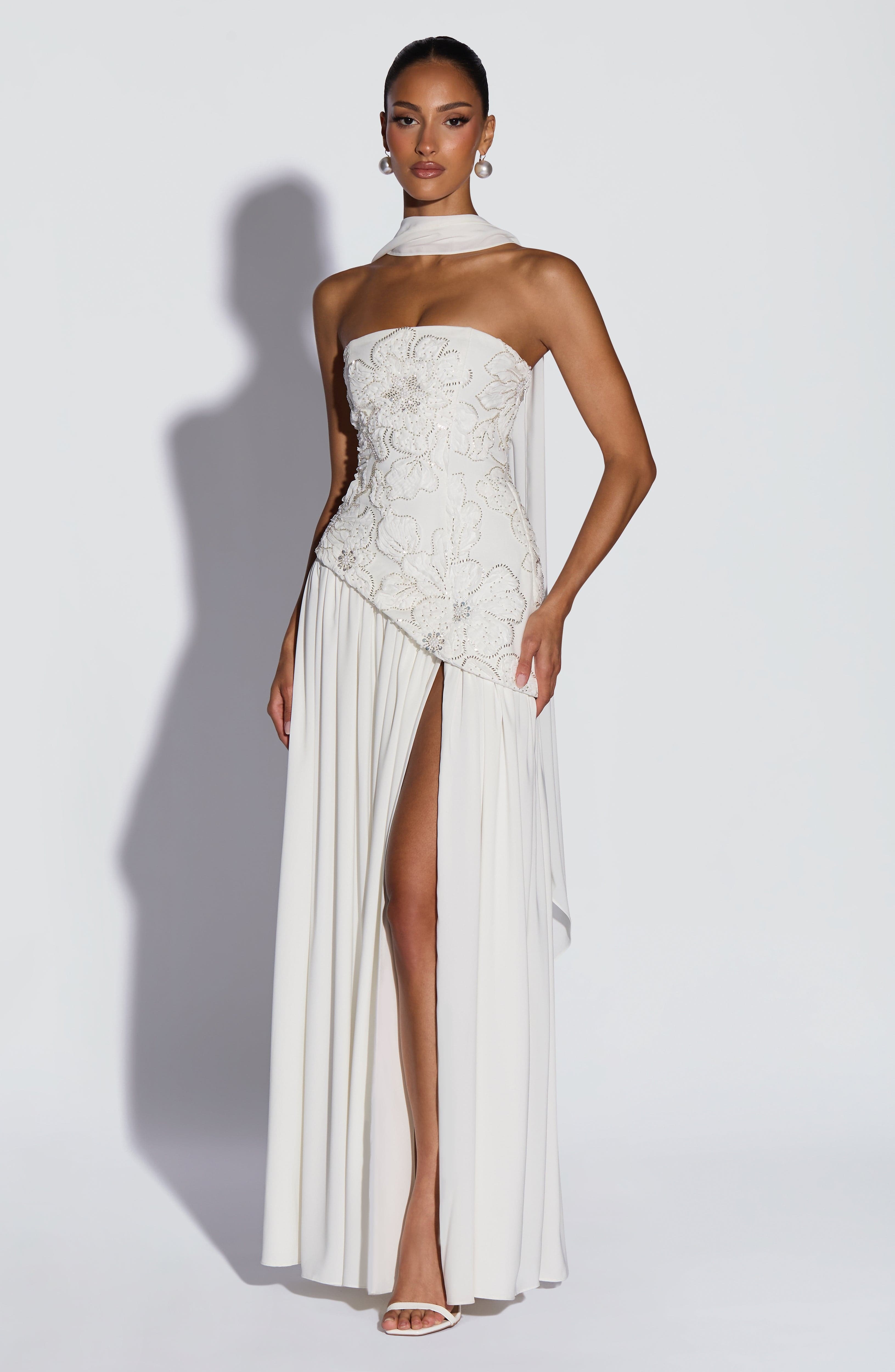 Anneliese Maxi Dress - Ivory - Image 11