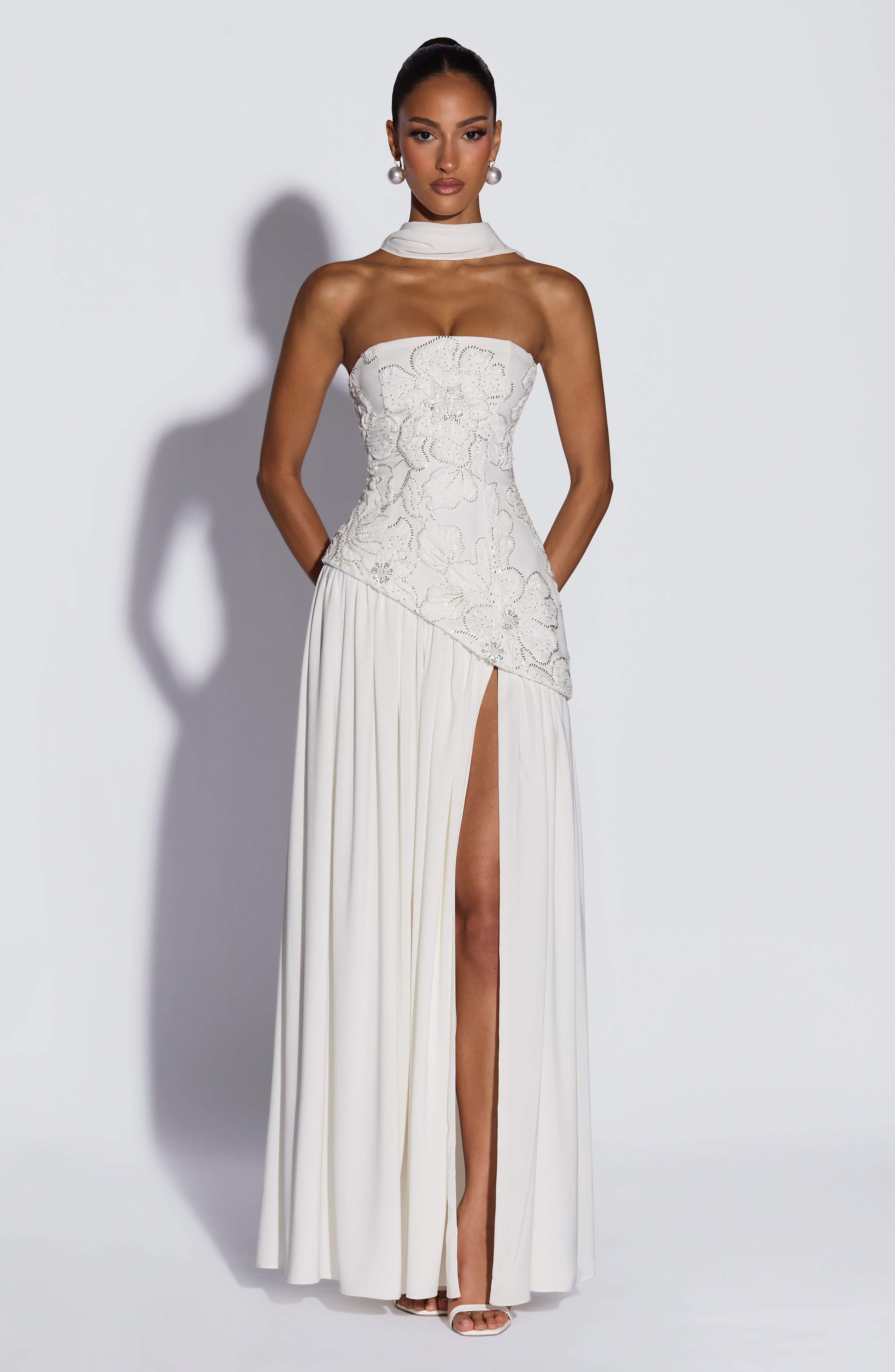 Anneliese Maxi Dress - Ivory - Image 4