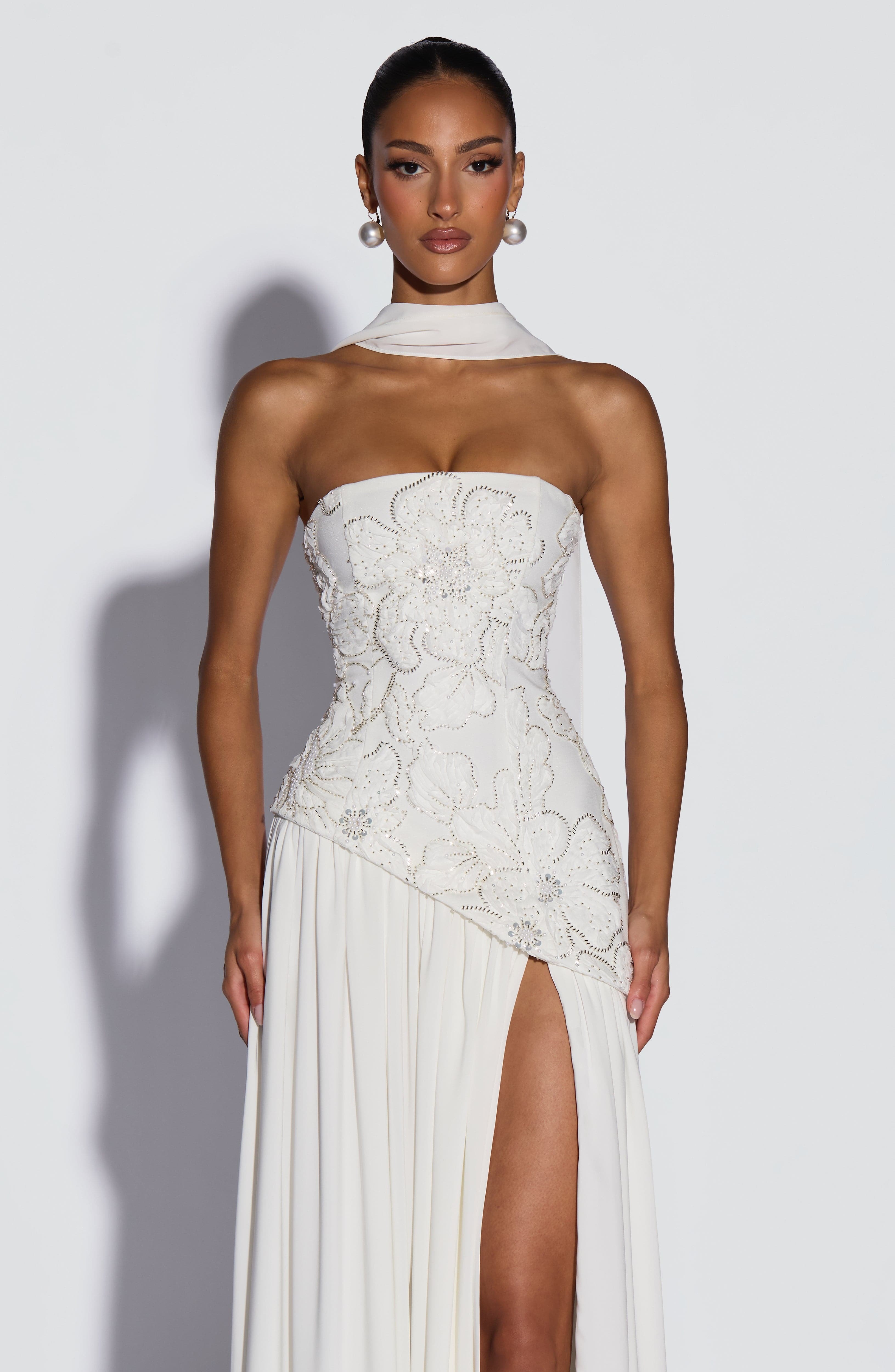 Anneliese Maxi Dress - Ivory - Image 16