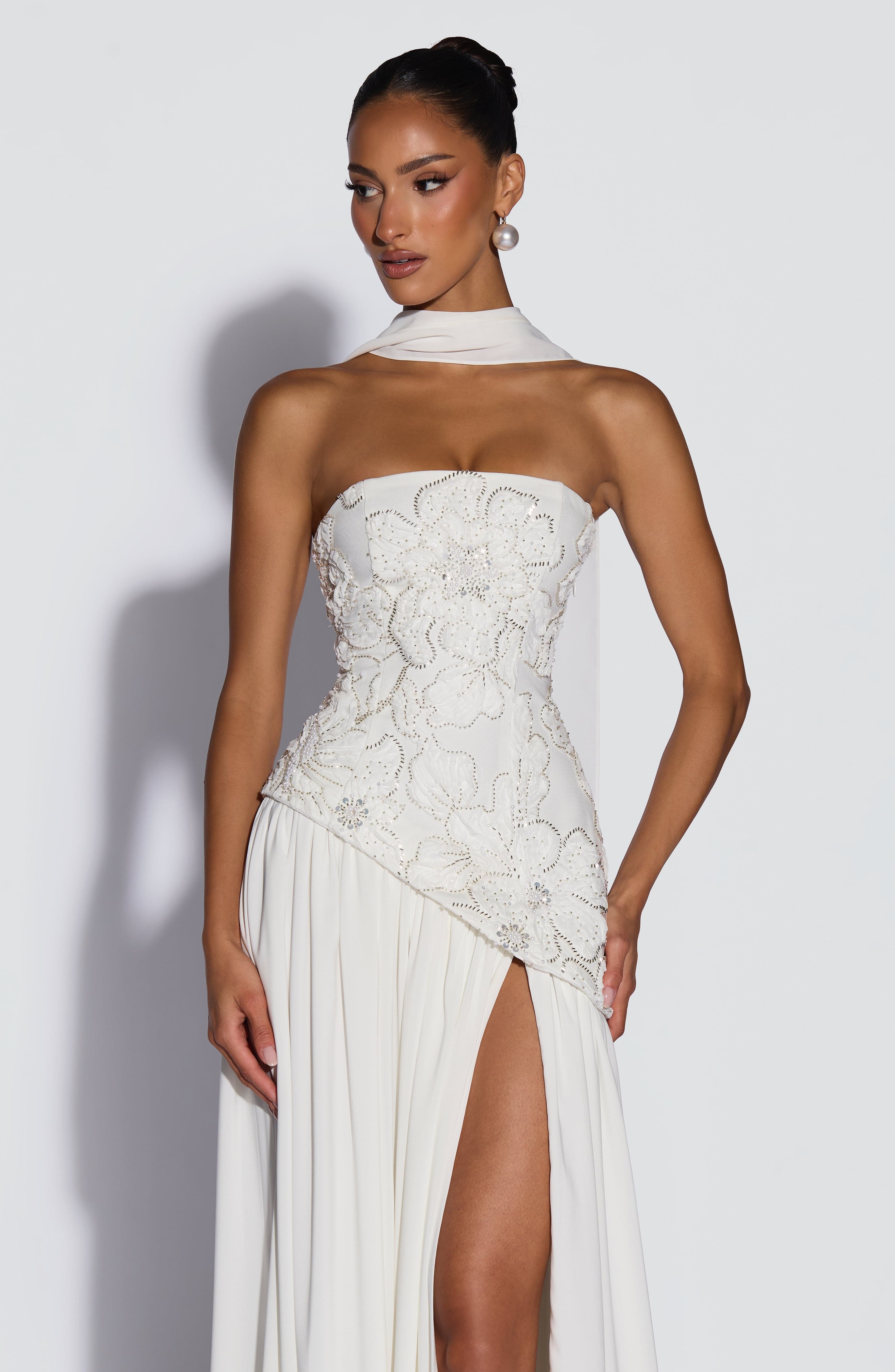 Anneliese Maxi Dress - Ivory - Image 15