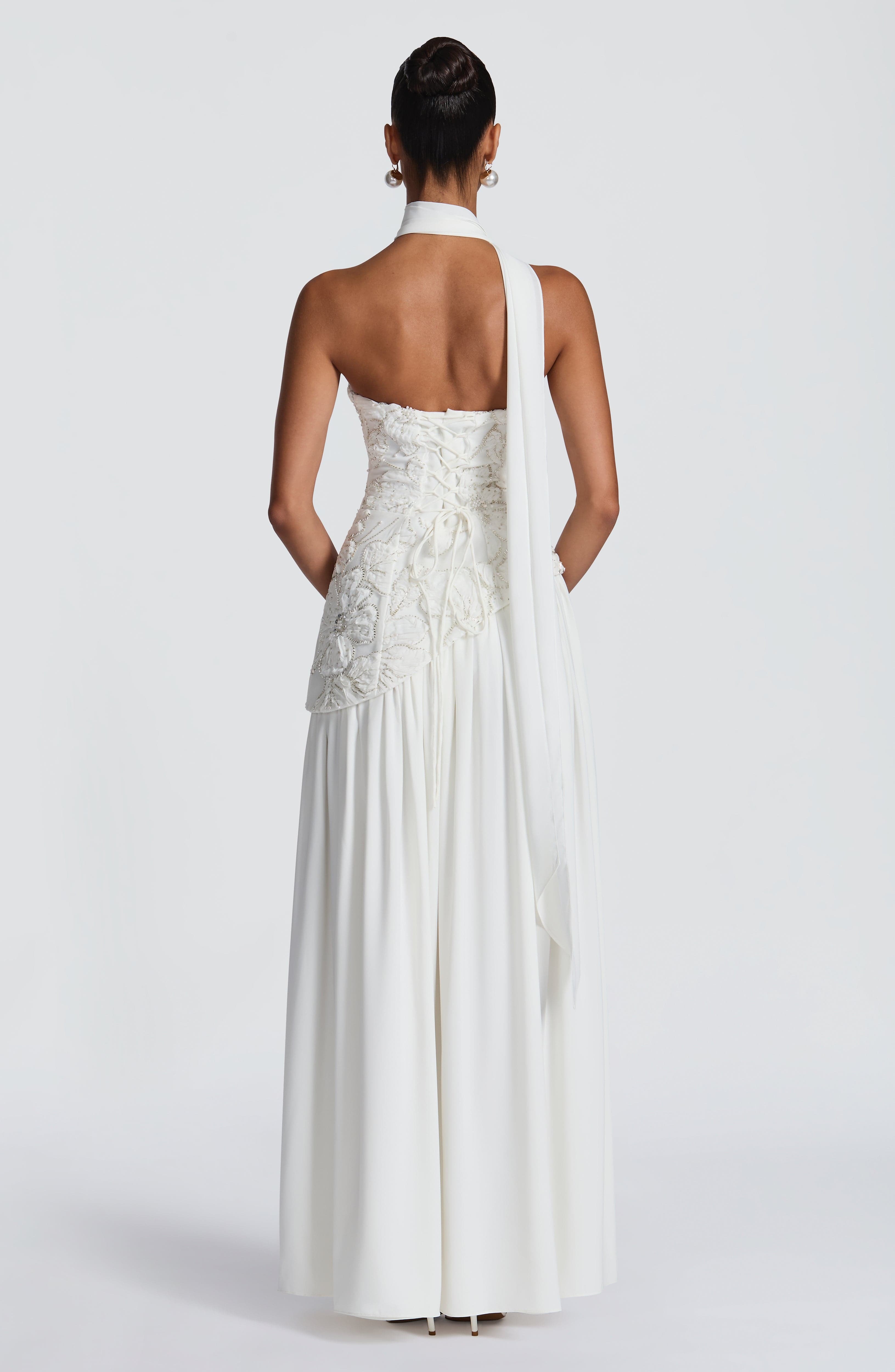 Anneliese Maxi Dress - Ivory - Image 18