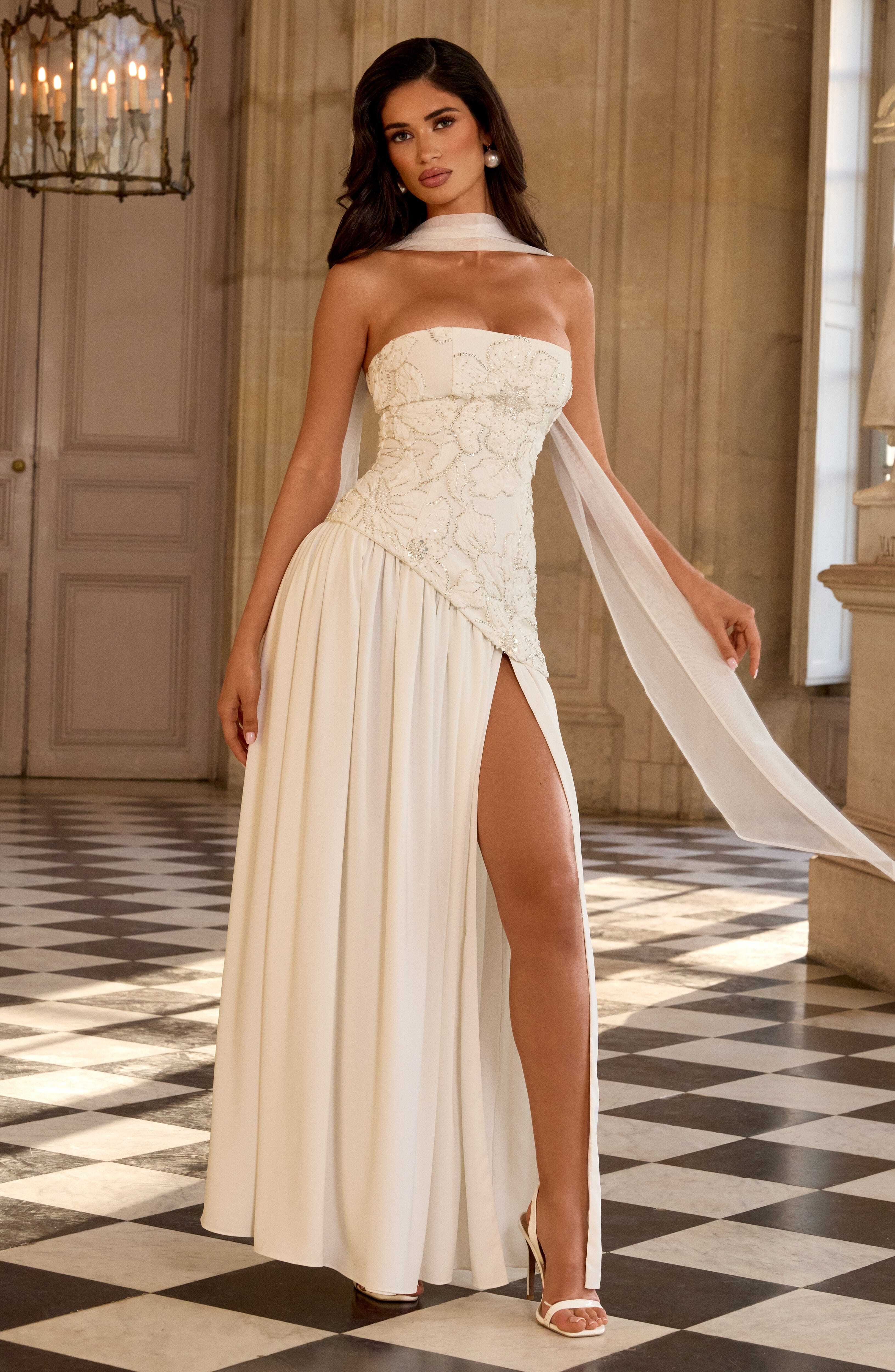 Anneliese Maxi Dress - Ivory - Image 3
