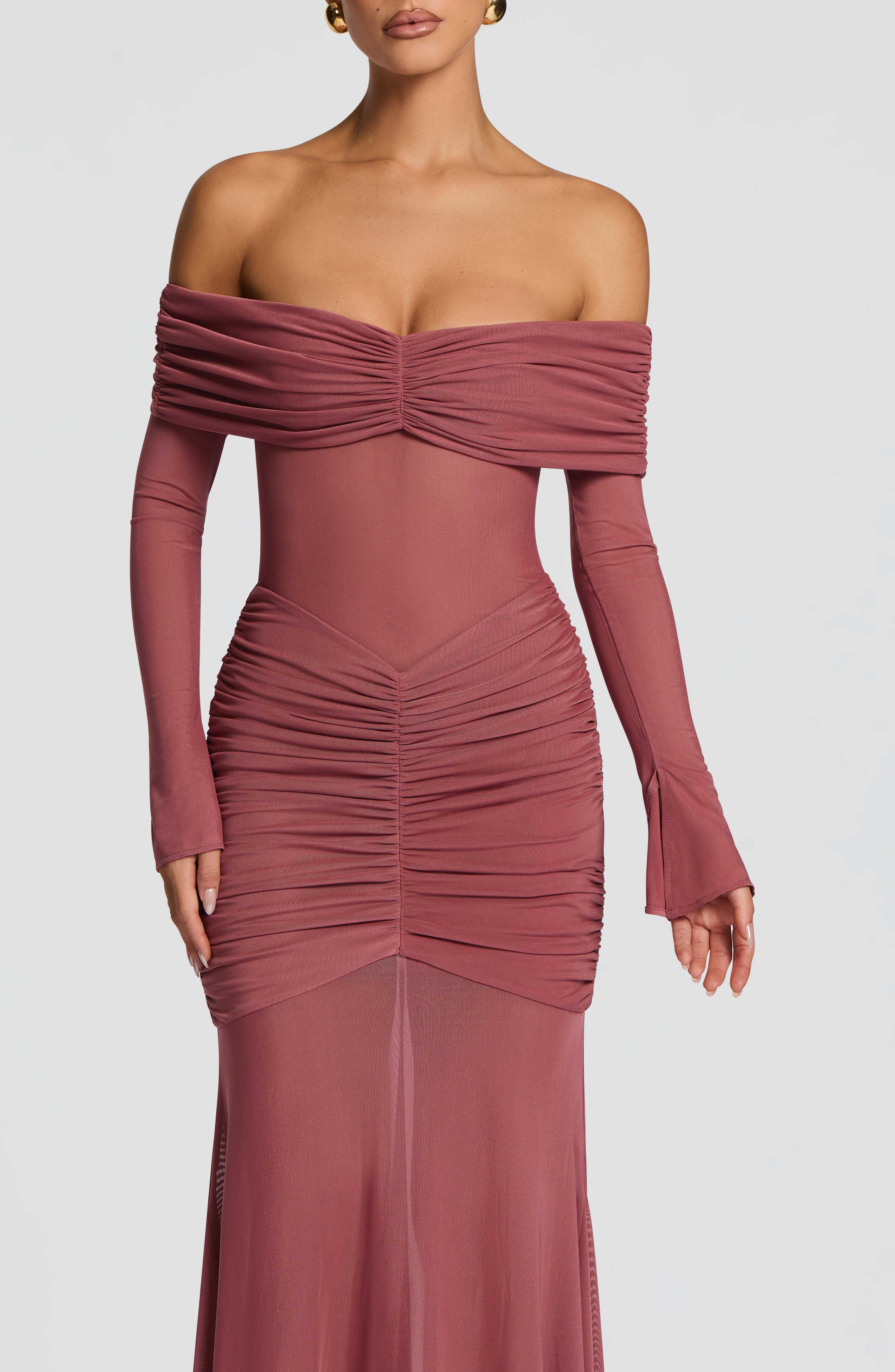 Arlena Maxi Dress - Rose Brown - Image 5