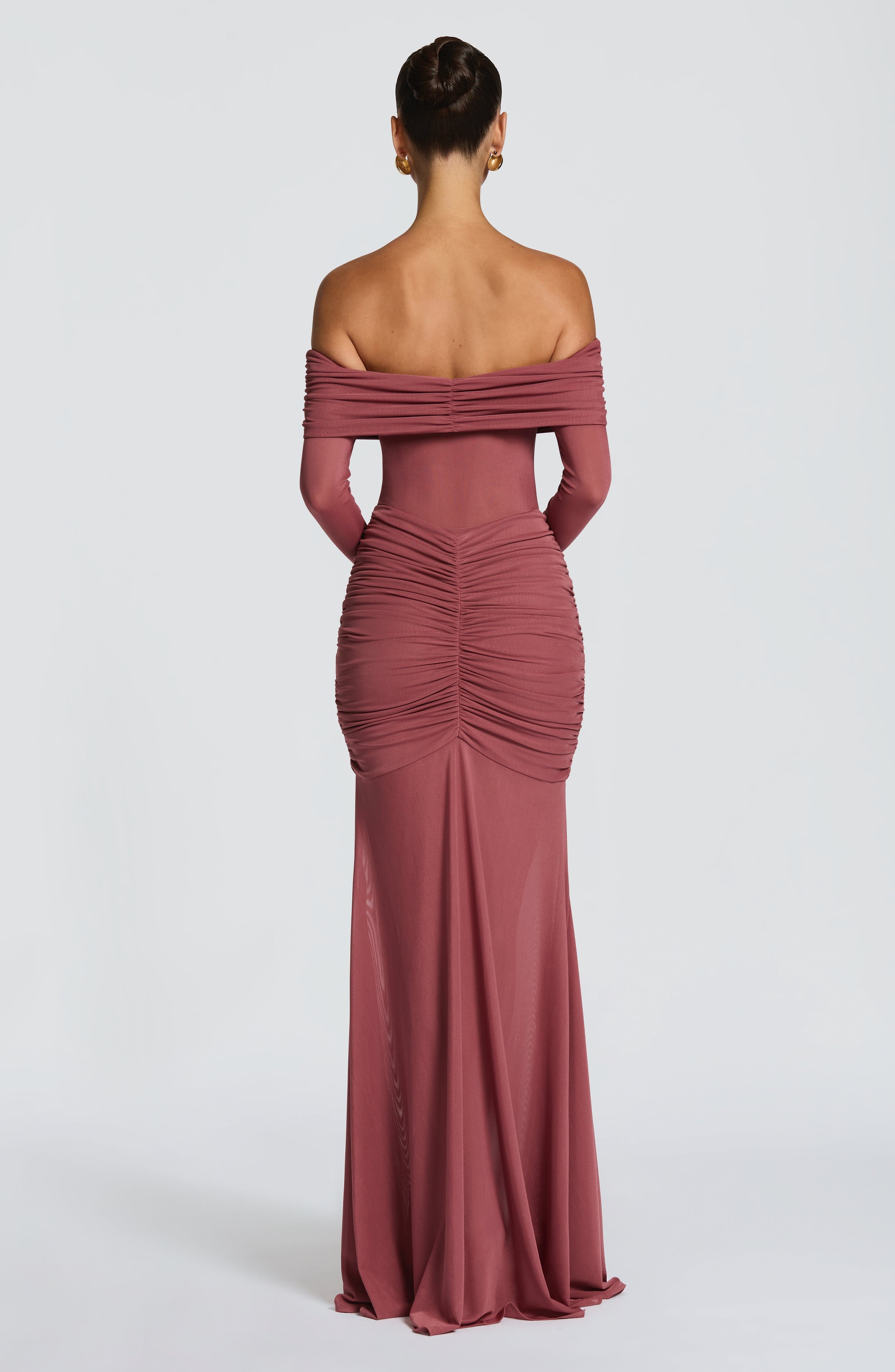 Arlena Maxi Dress - Rose Brown - Image 4