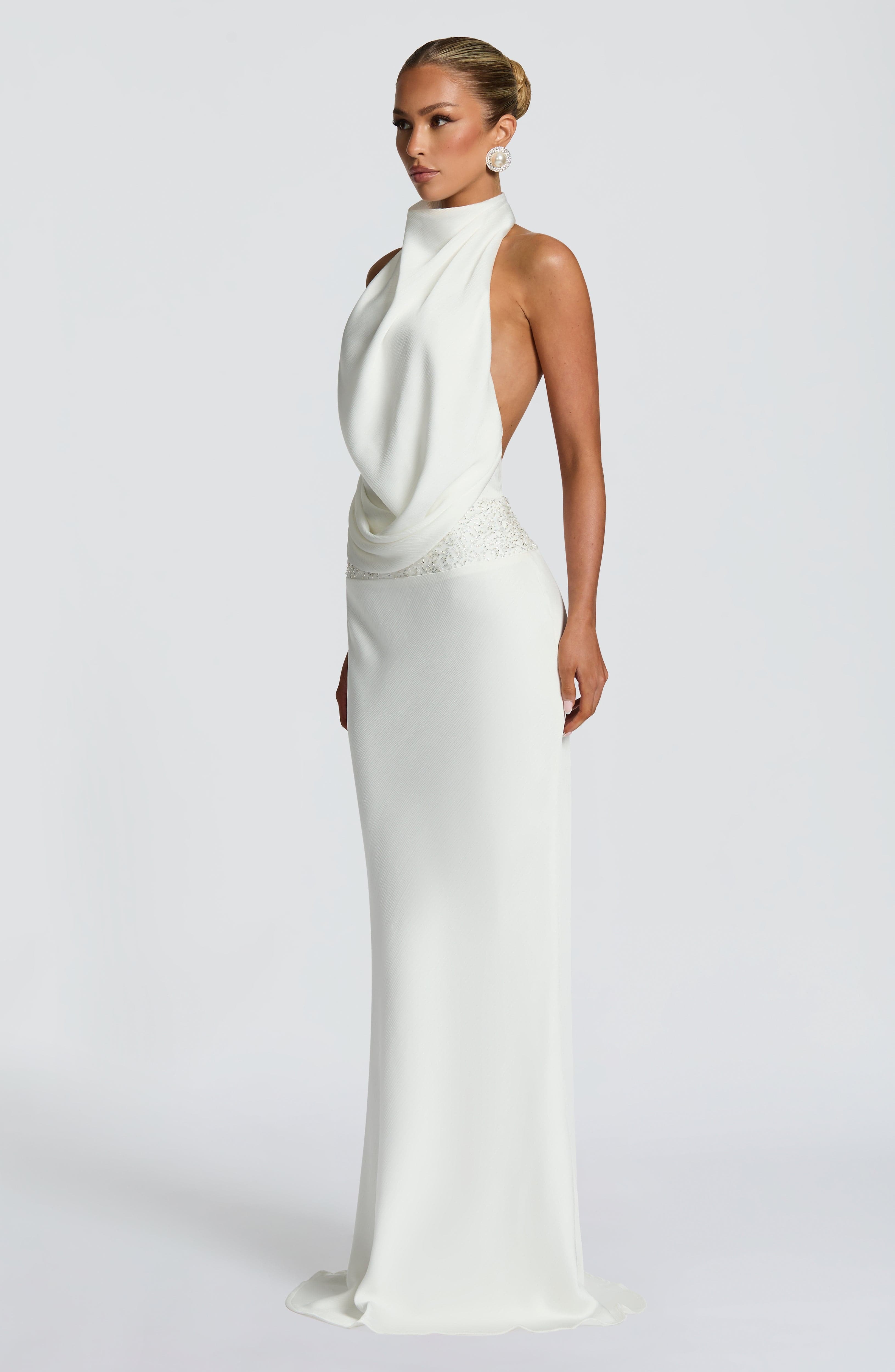 Armelle Maxi Dress - Ivory - Image 8