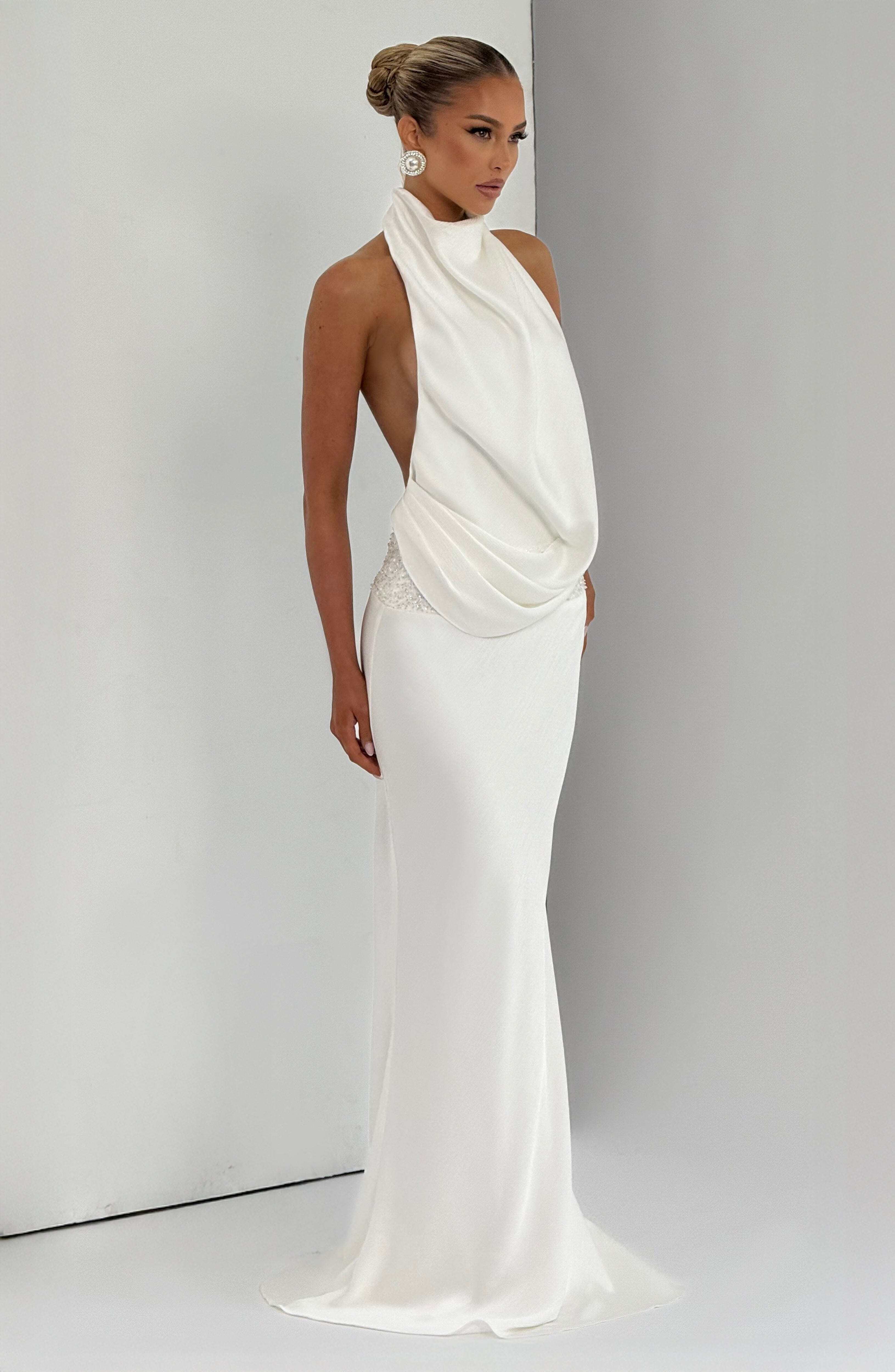 Armelle Maxi Dress - Ivory - Image 2