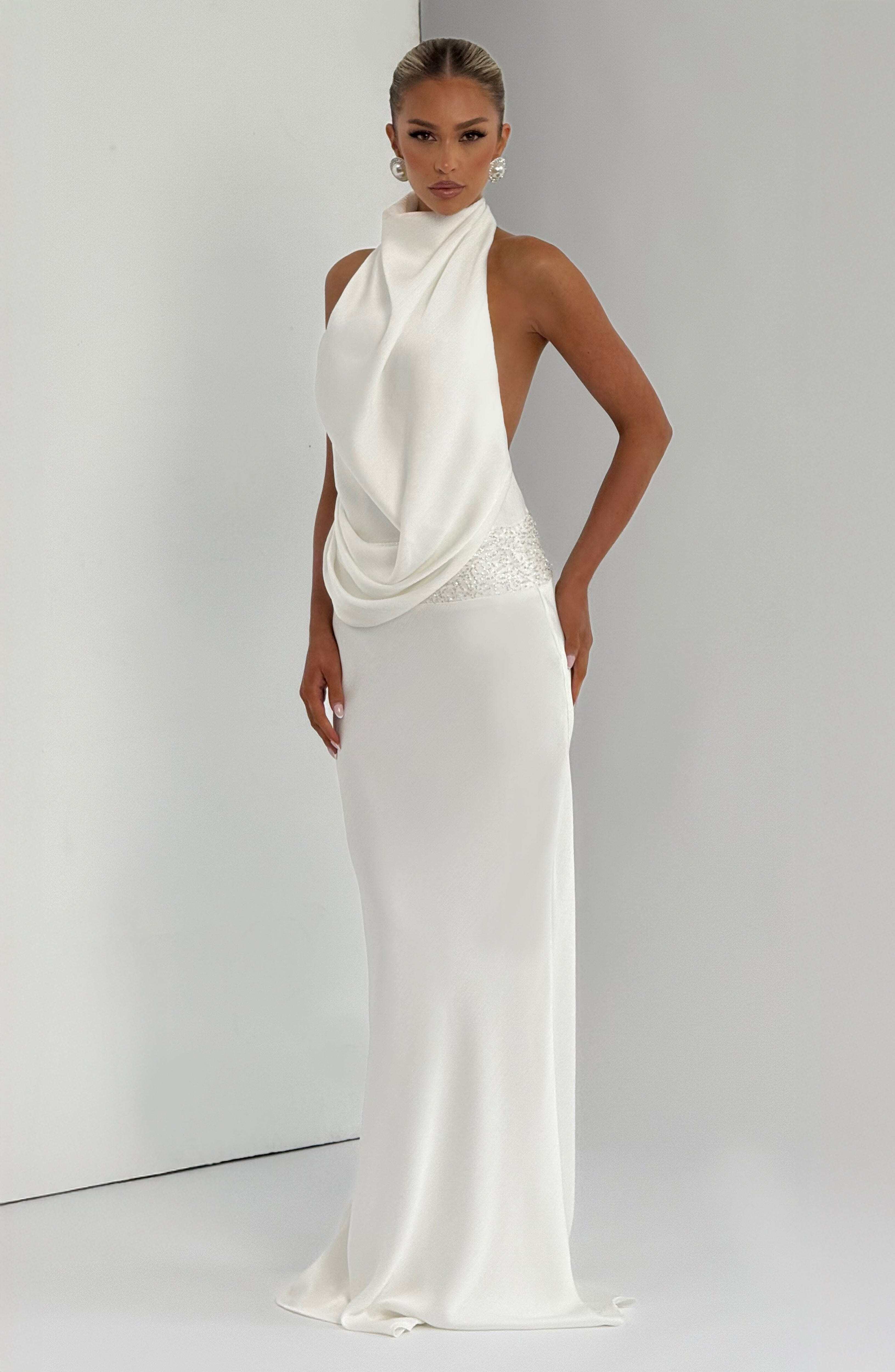 Armelle Maxi Dress - Ivory - Image 3