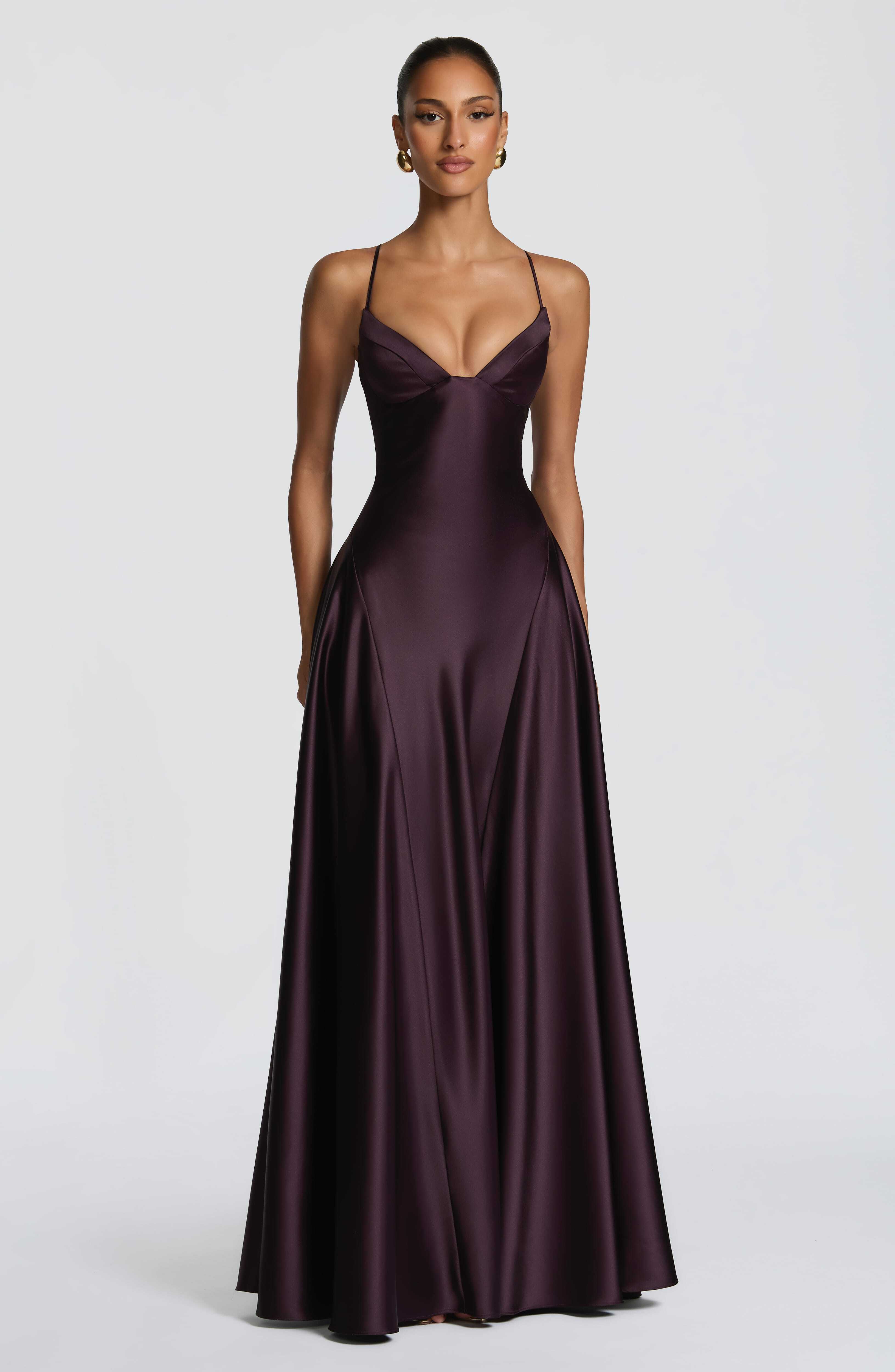 Asterin Maxi Dress - Plum