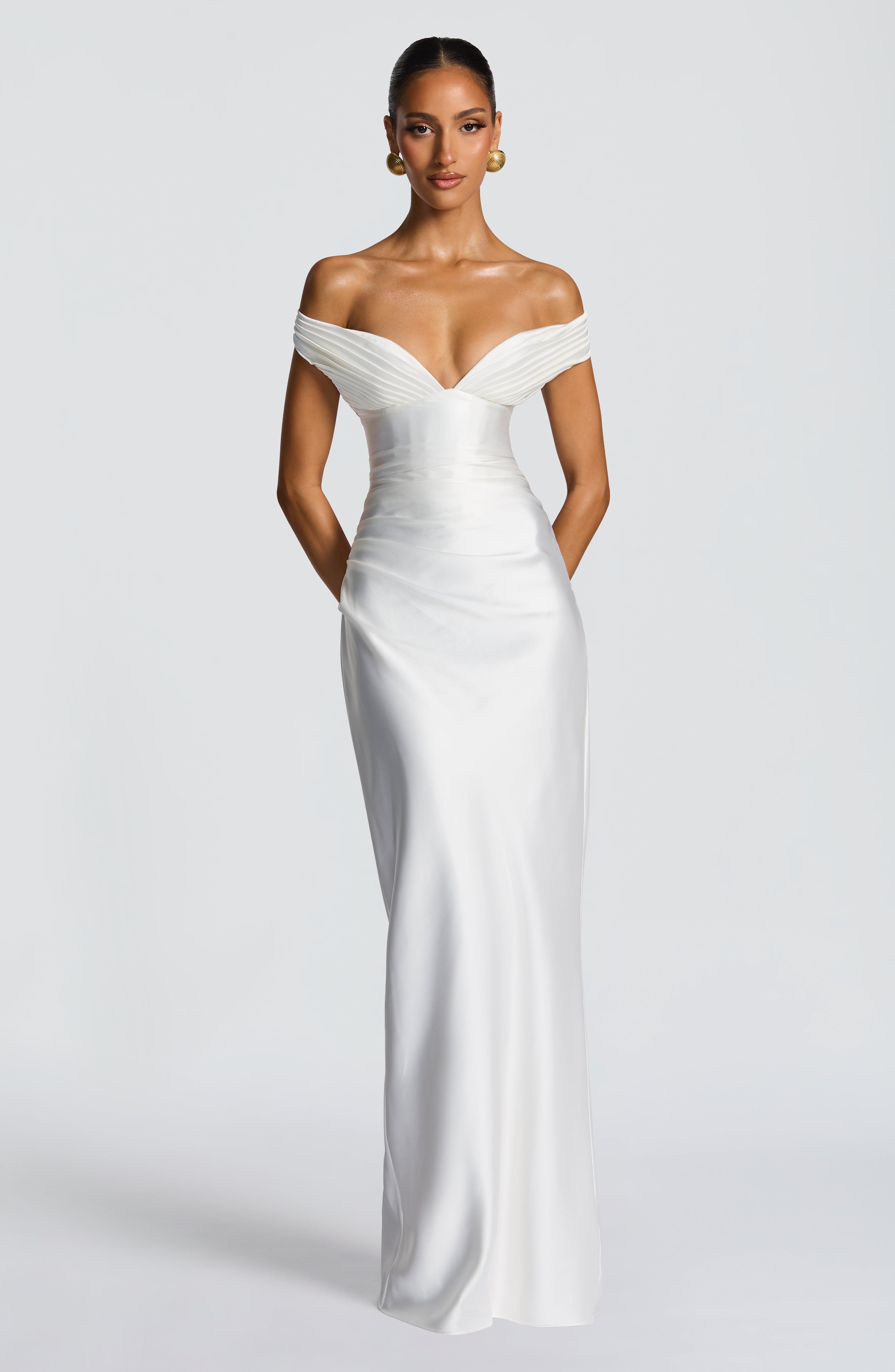 Aurelia Maxi Dress - Ivory - Image 7