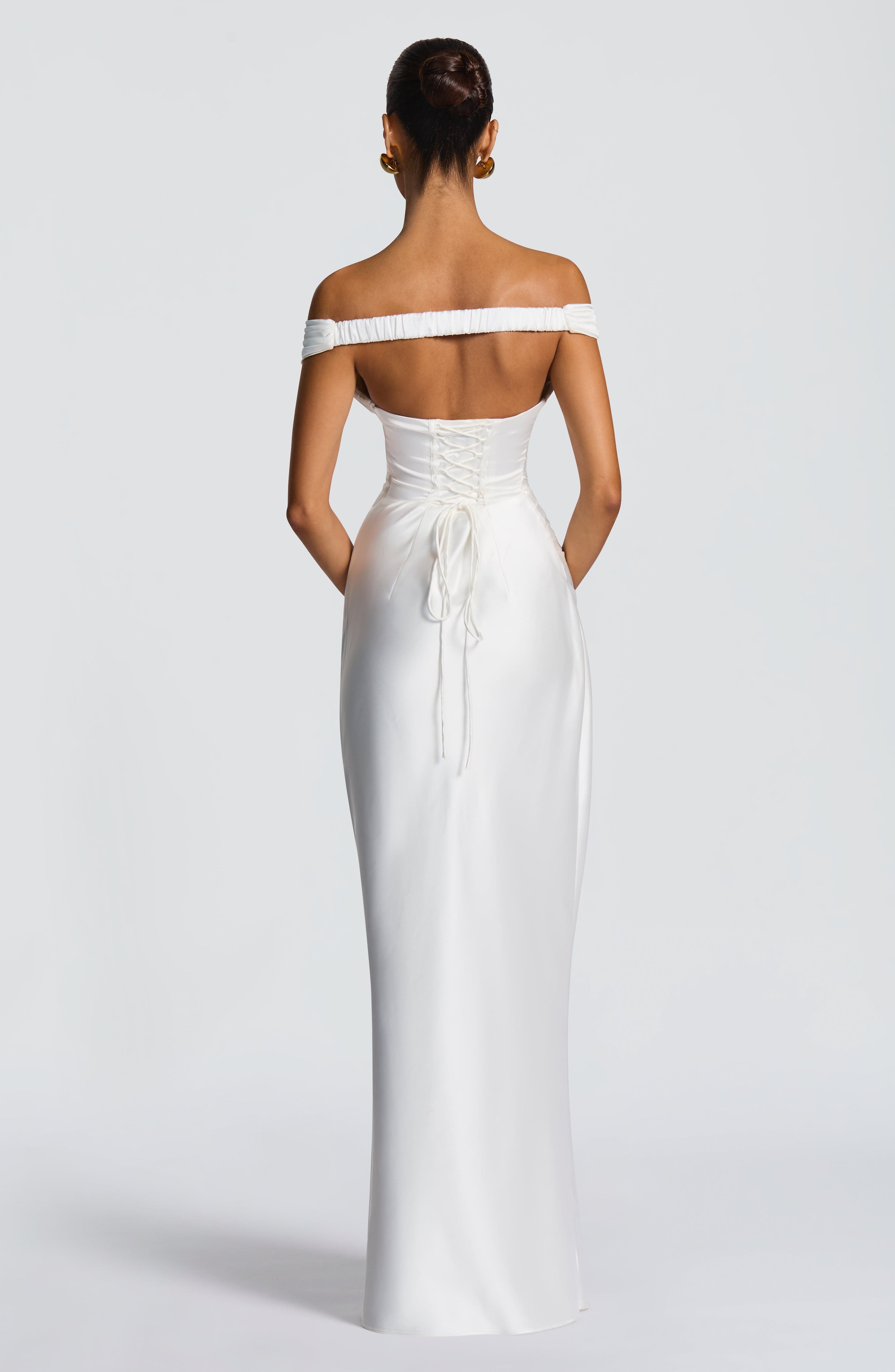Aurelia Maxi Dress - Ivory - Image 2