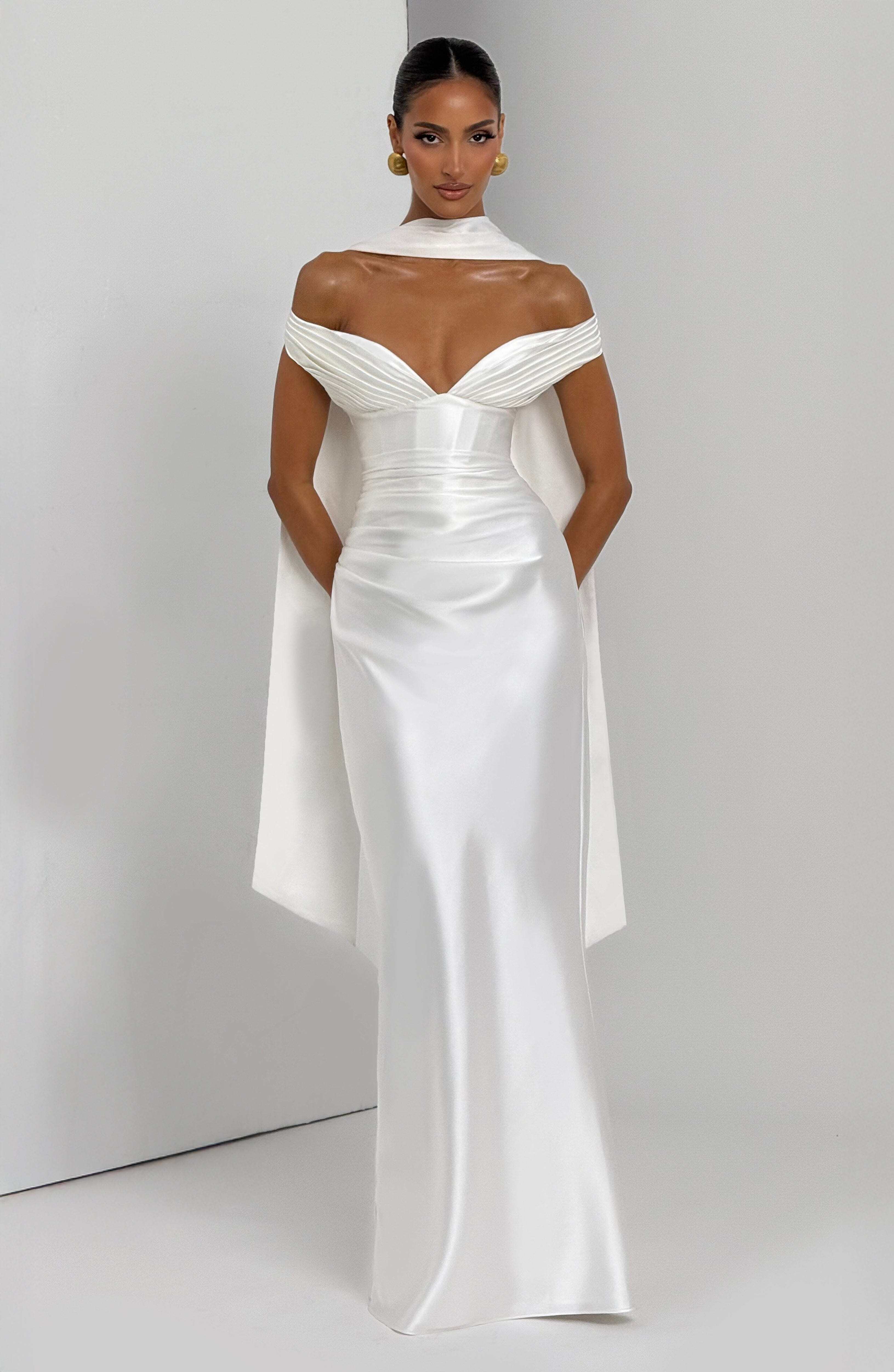 Aurelia Maxi Dress - Ivory - Image 5
