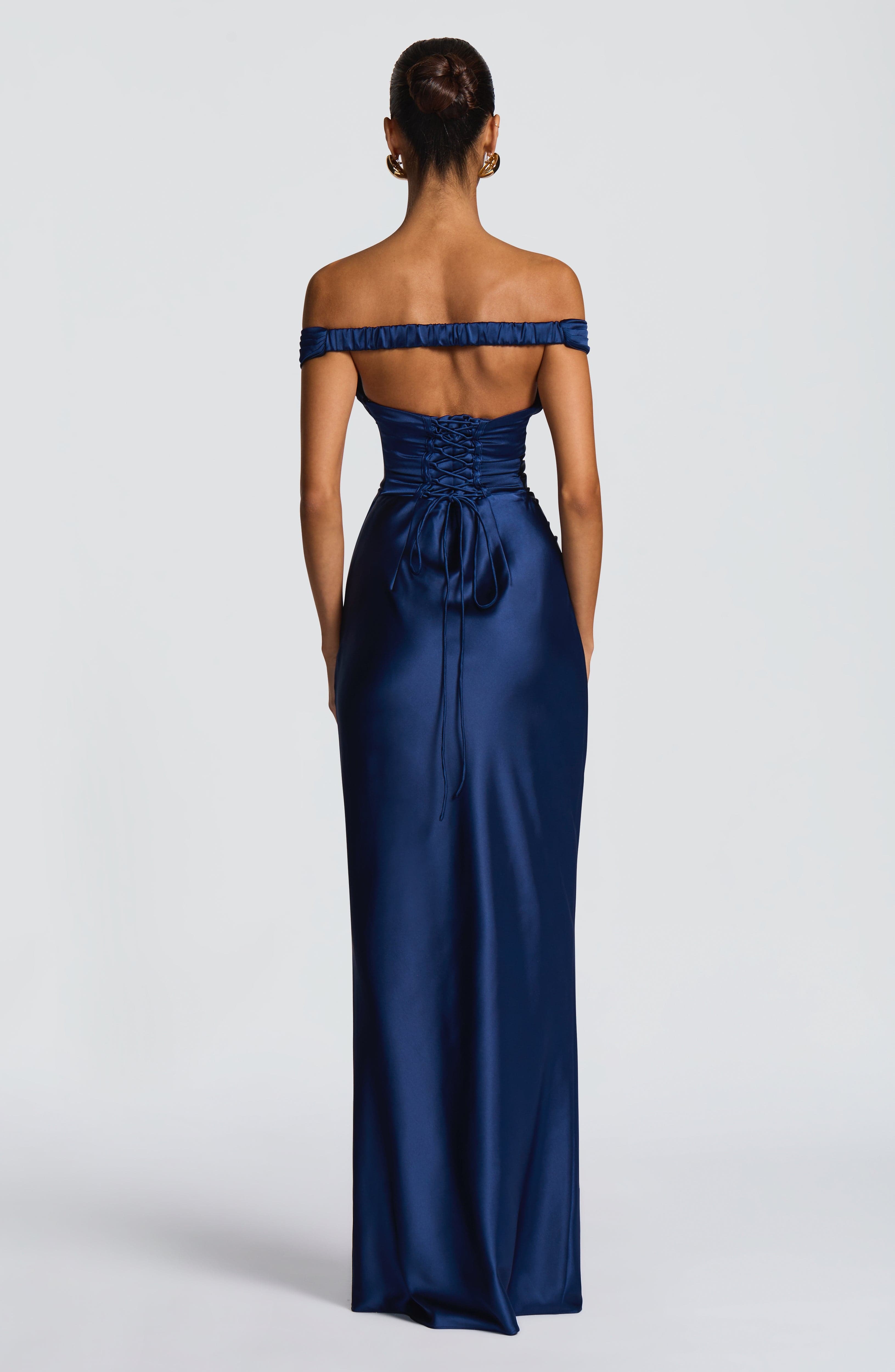 Aurelia Maxi Dress - Navy - Image 2