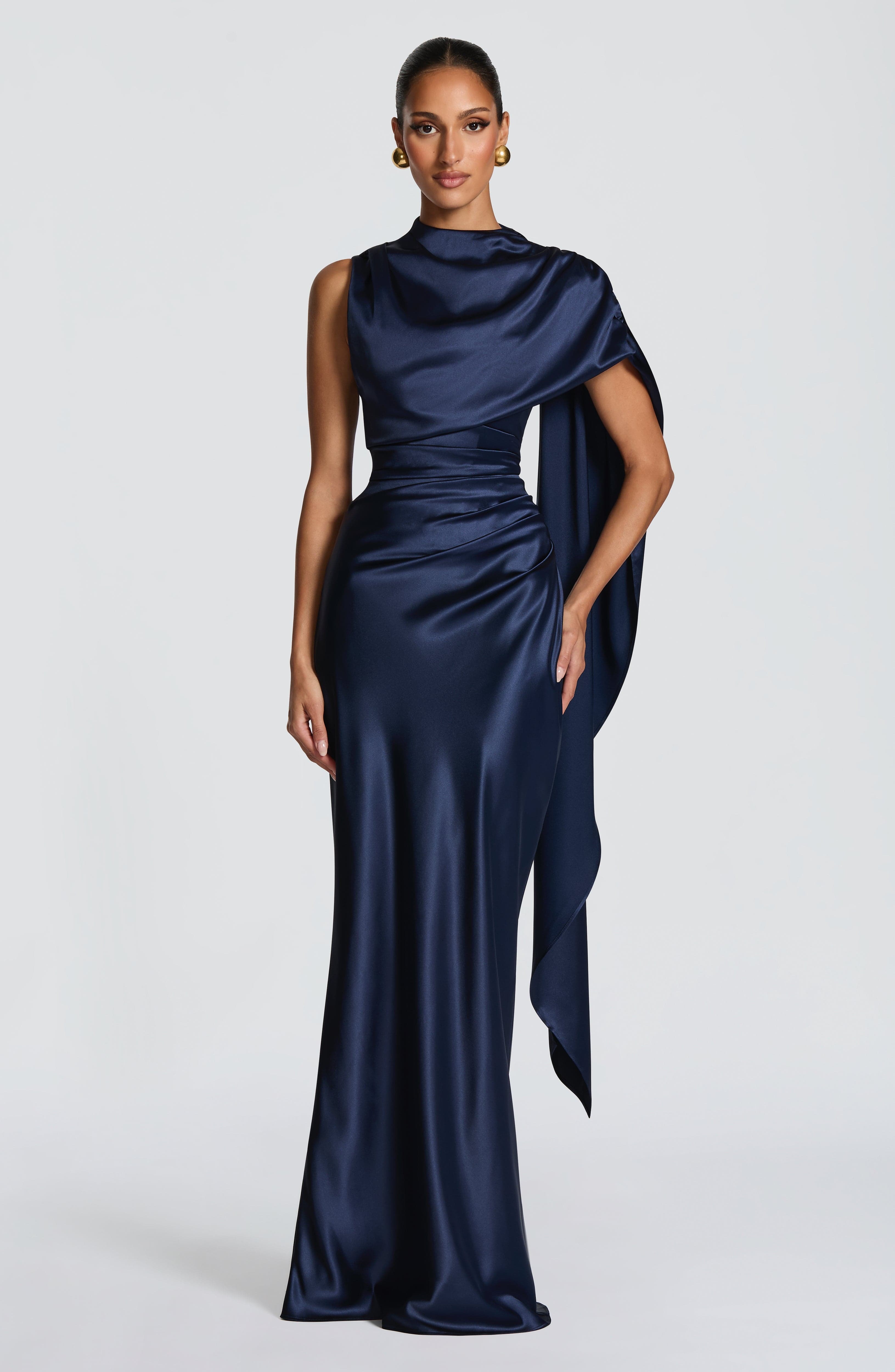 Avendra Maxi Dress - Navy - Image 2