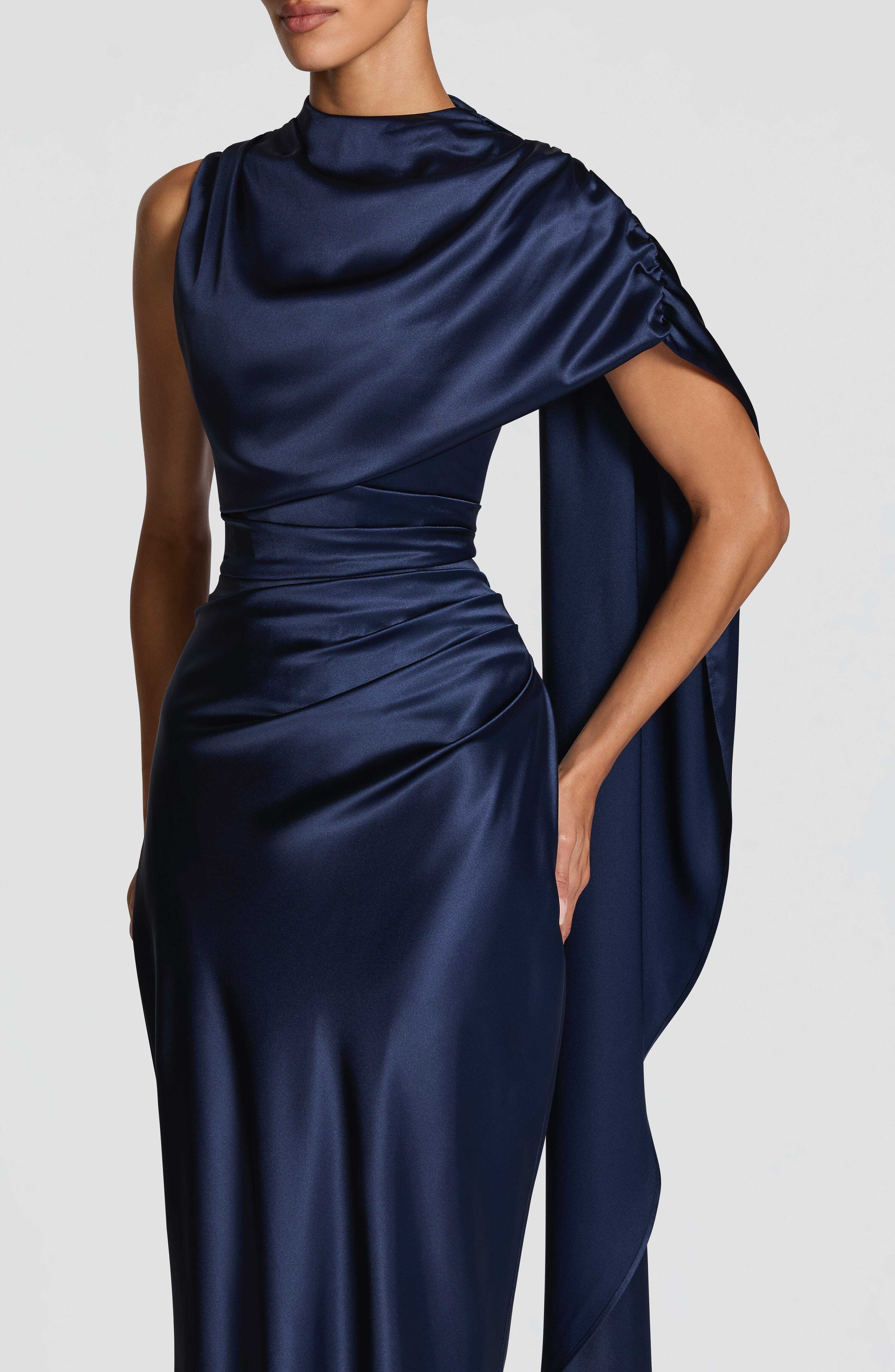 Avendra Maxi Dress - Navy - Image 5