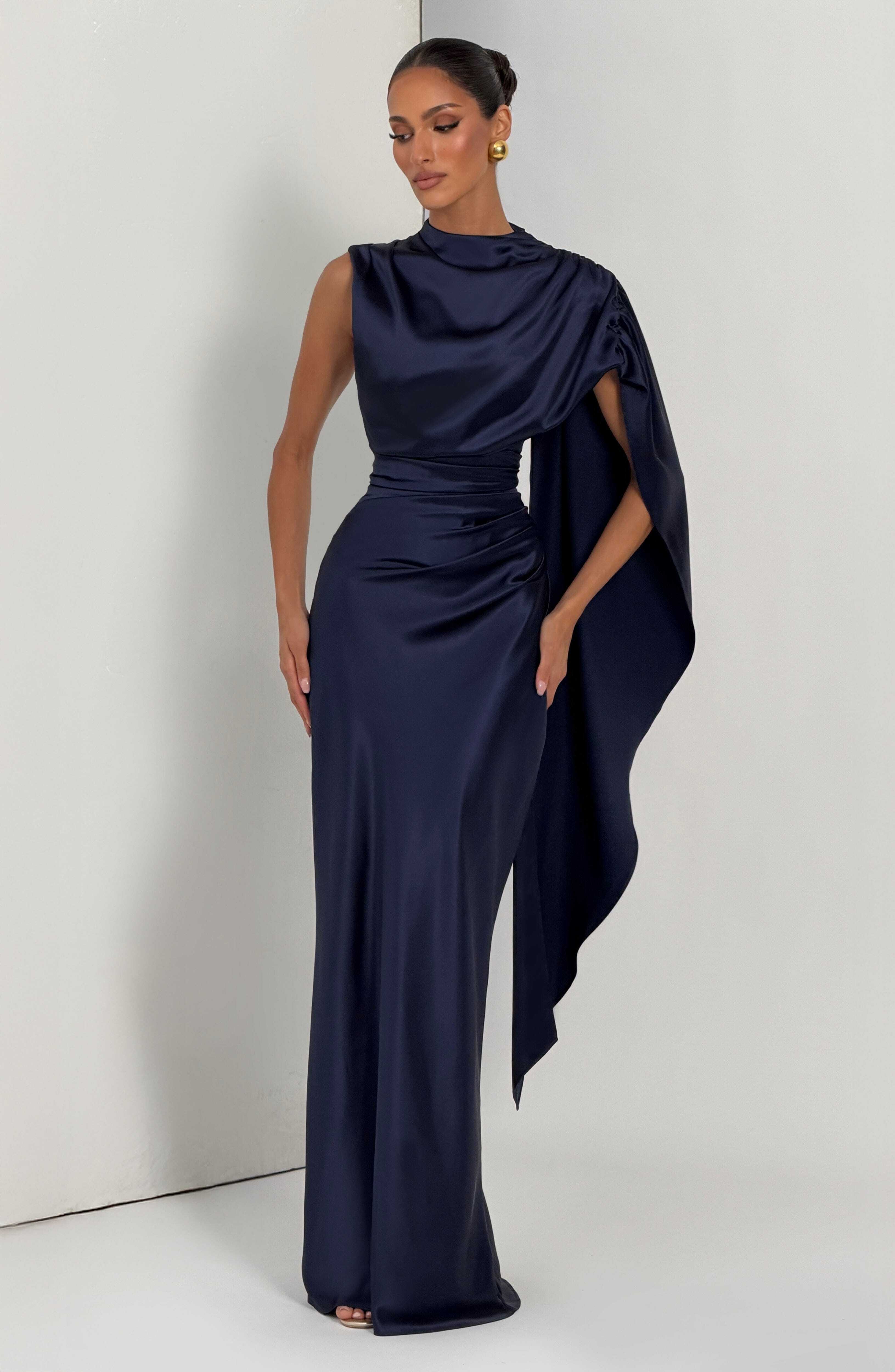 Avendra Maxi Dress - Navy - Image 6