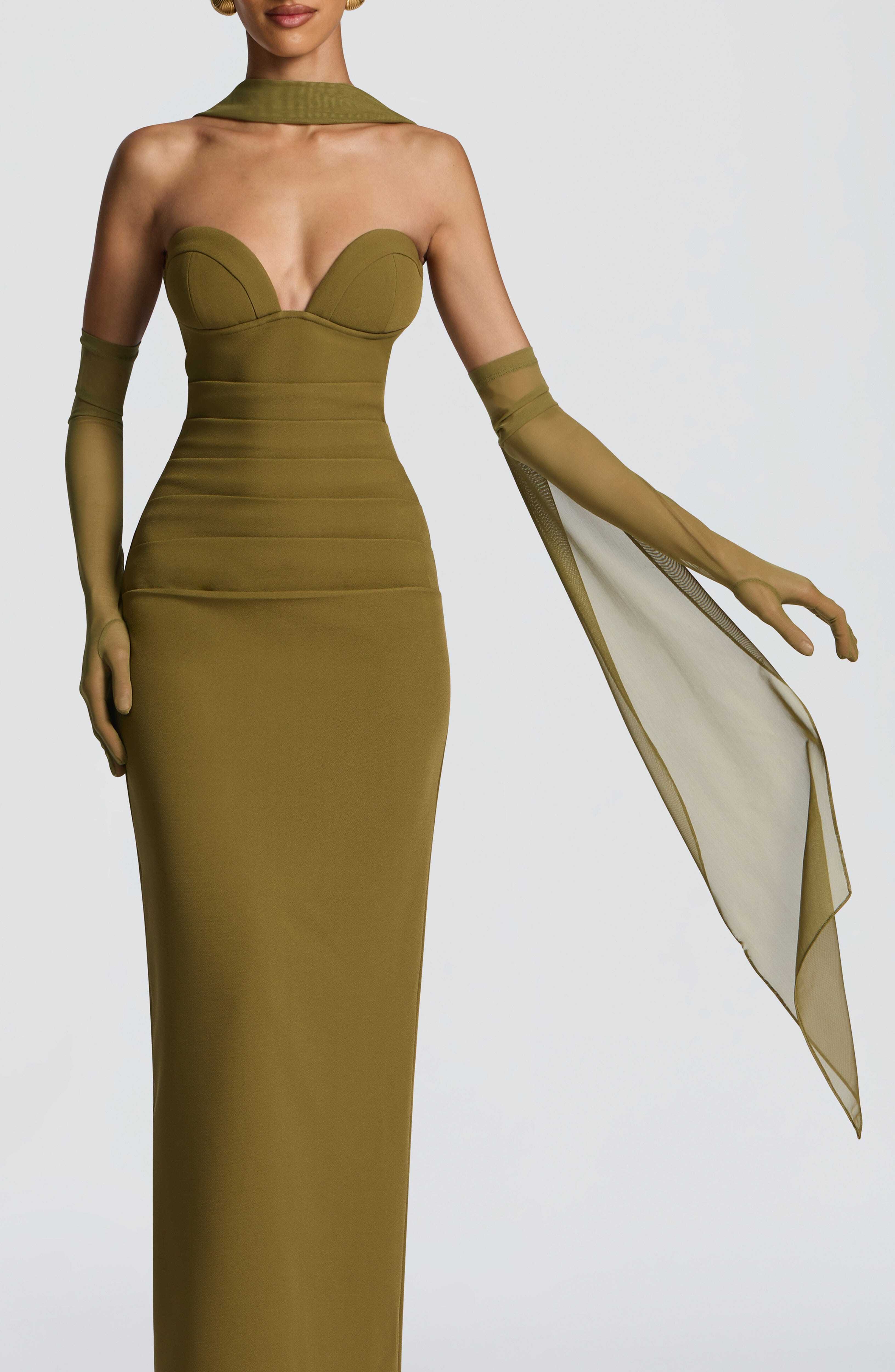 Ayla Scarf - Deep Olive
