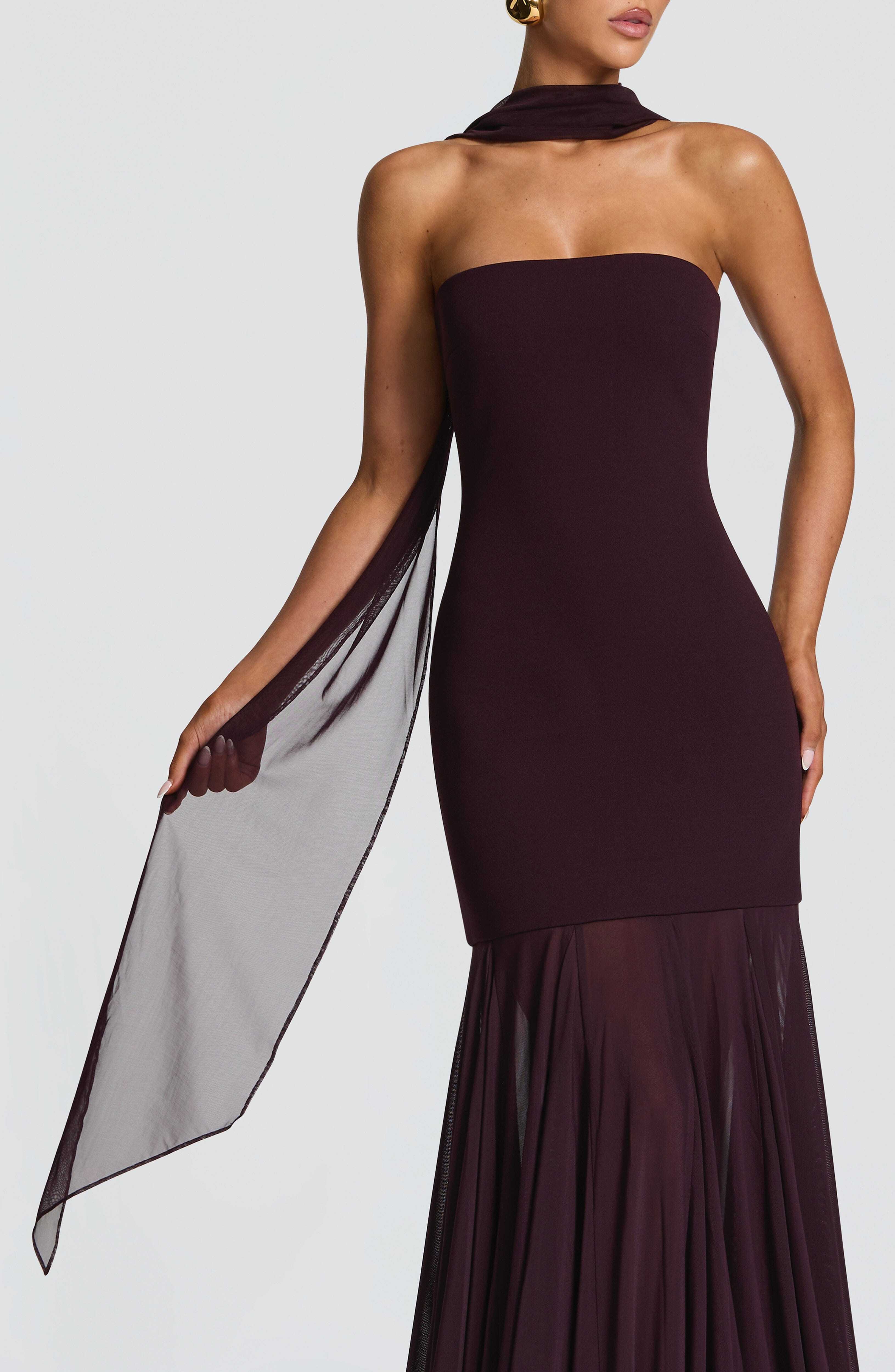 Ayla Scarf - Plum