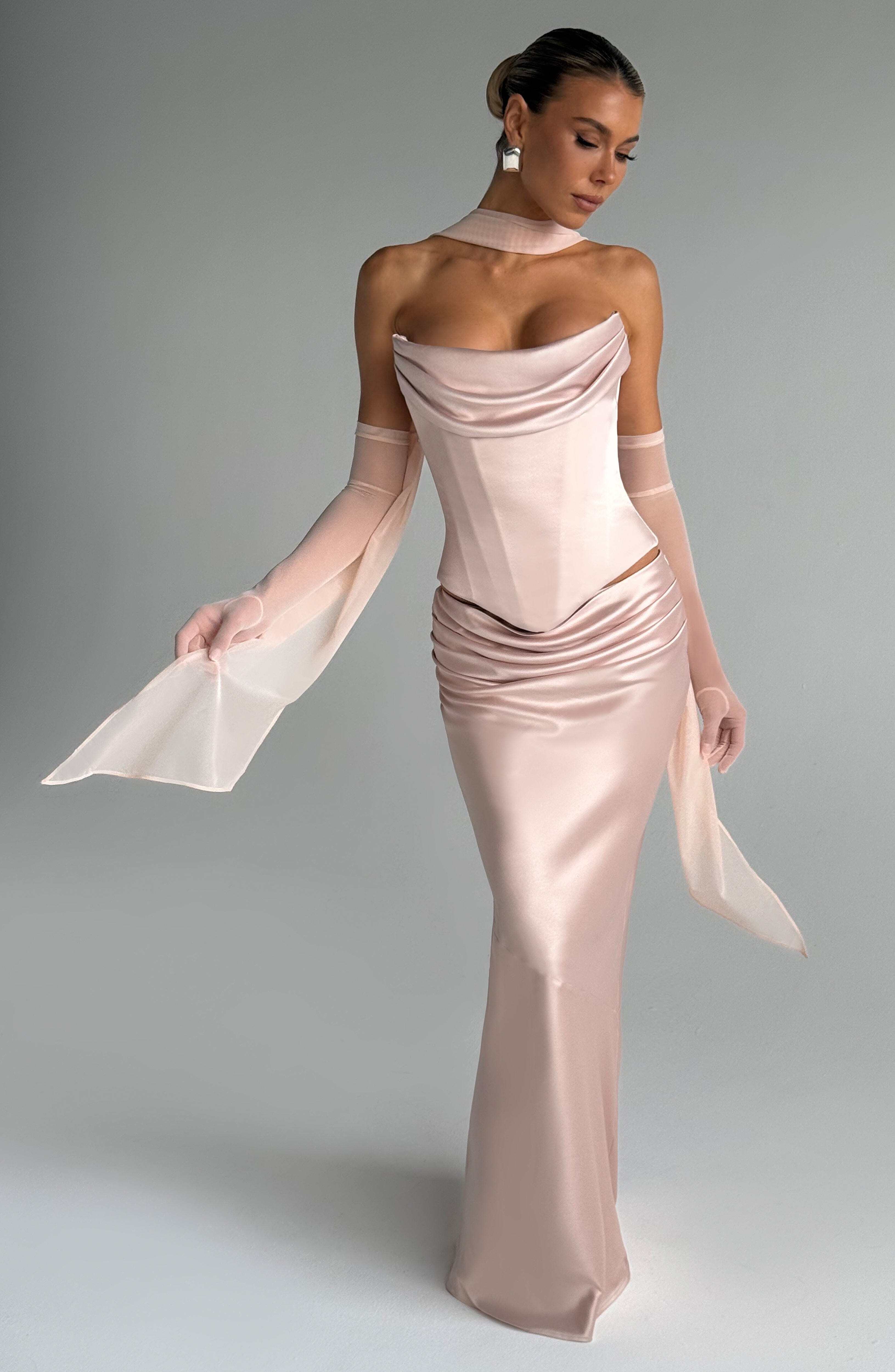 Ayla Scarf - Soft Peach - Image 9