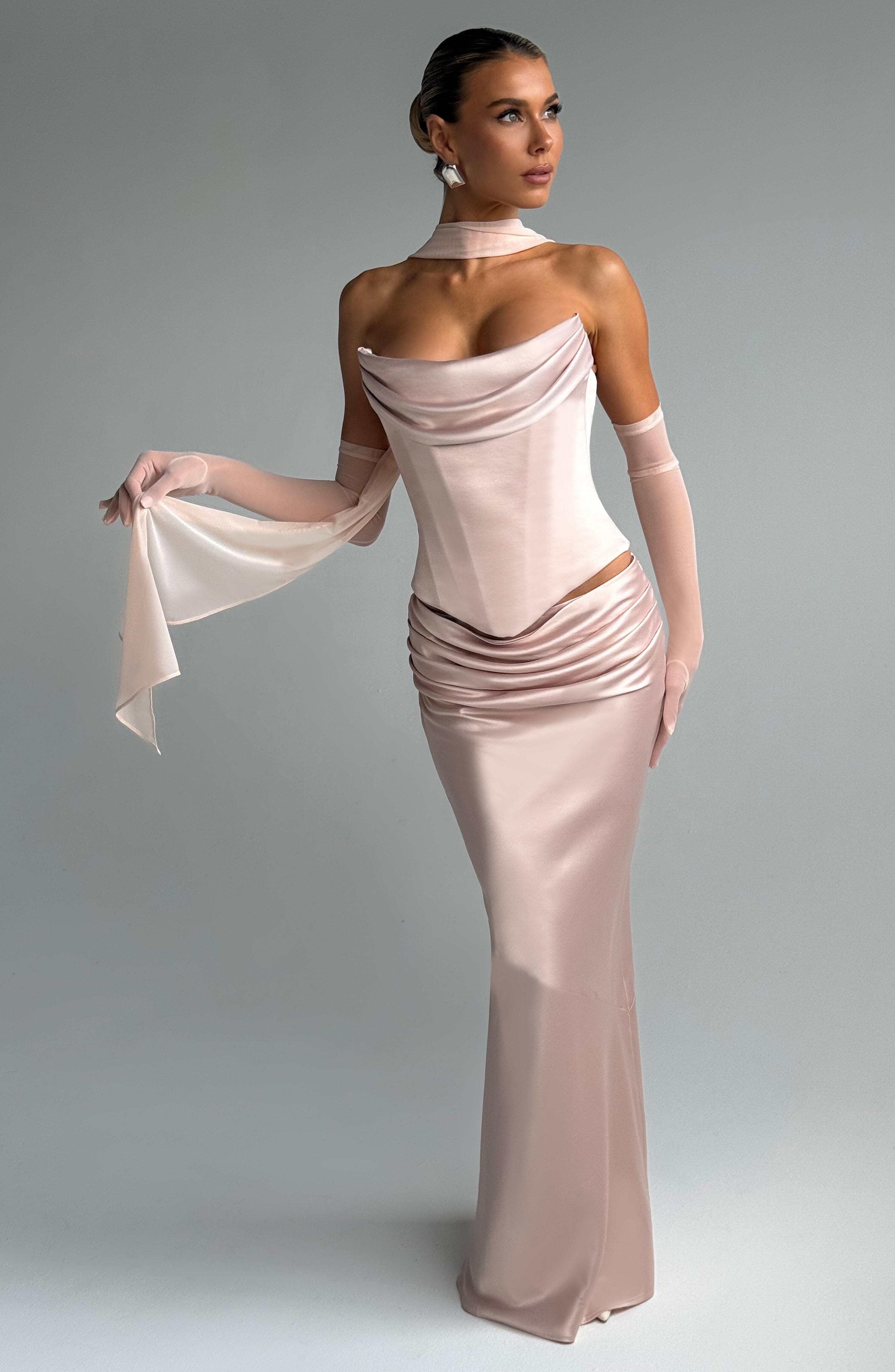 Ayla Scarf - Soft Peach - Image 8
