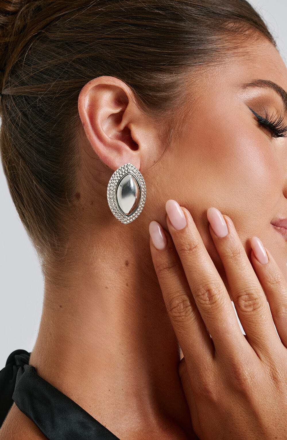 Azra Earrings - Silver - Image 3